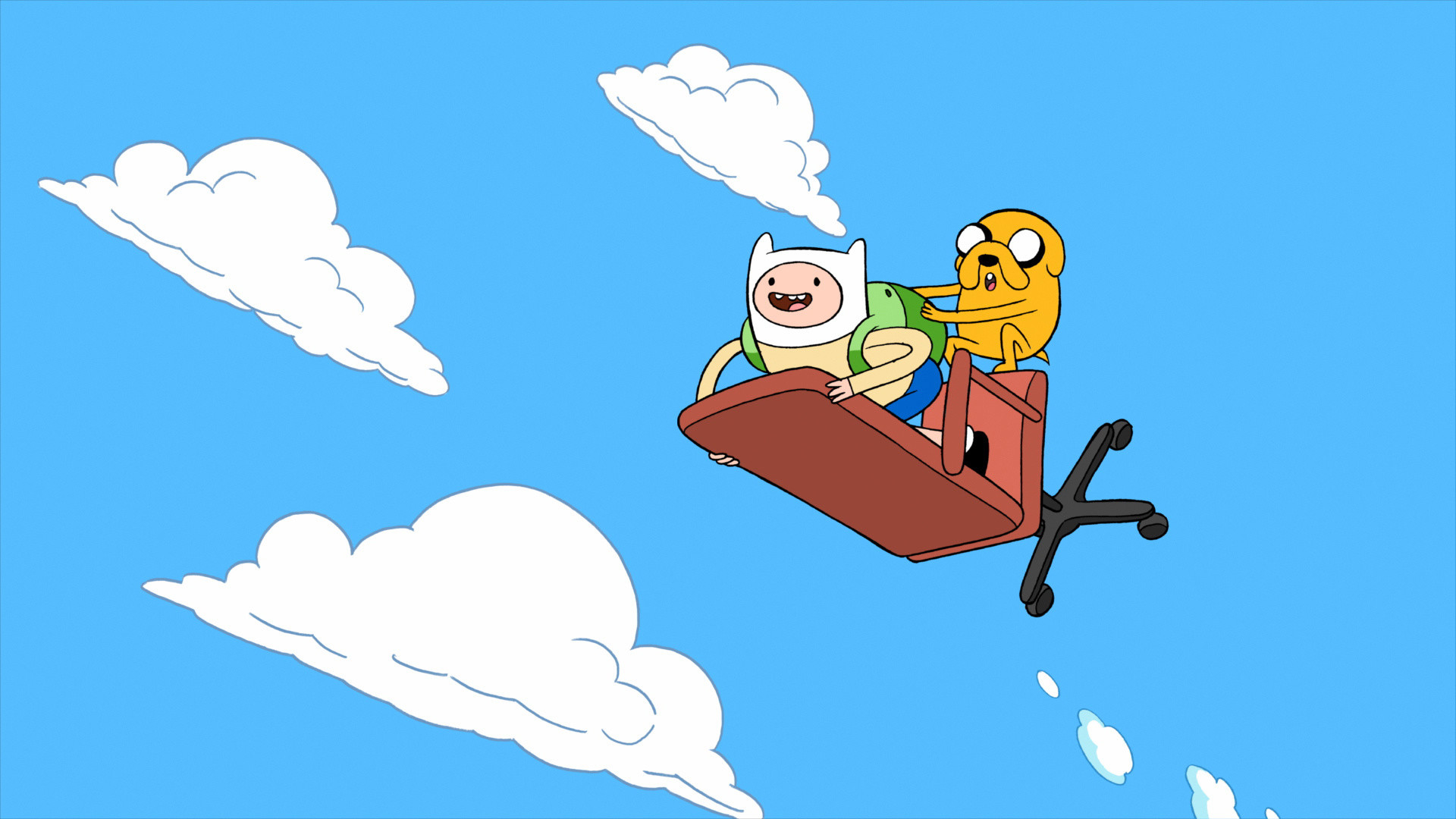 1920x1080 Adventure Time Flying Sky Wallpaper HD.