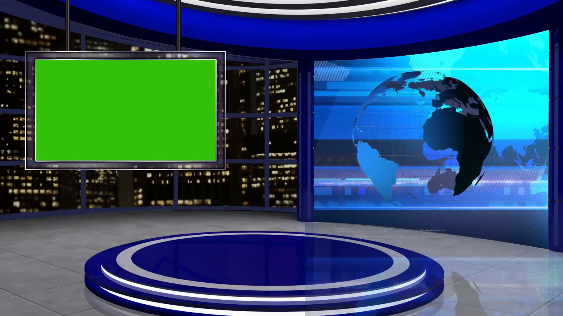 1920x1080 News TV Studio Set 24-Virtual Green Screen Background Loop Stock Video  Footage - Storyblocks Video