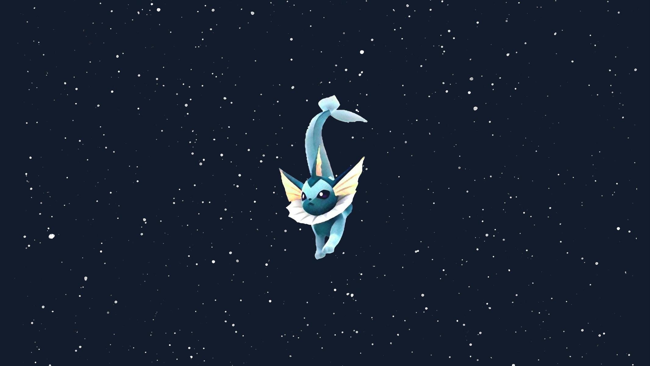 2132x1200 I created a wallpaper of Vaporeon evolving for myself, and figured I would  share. Enjoy!