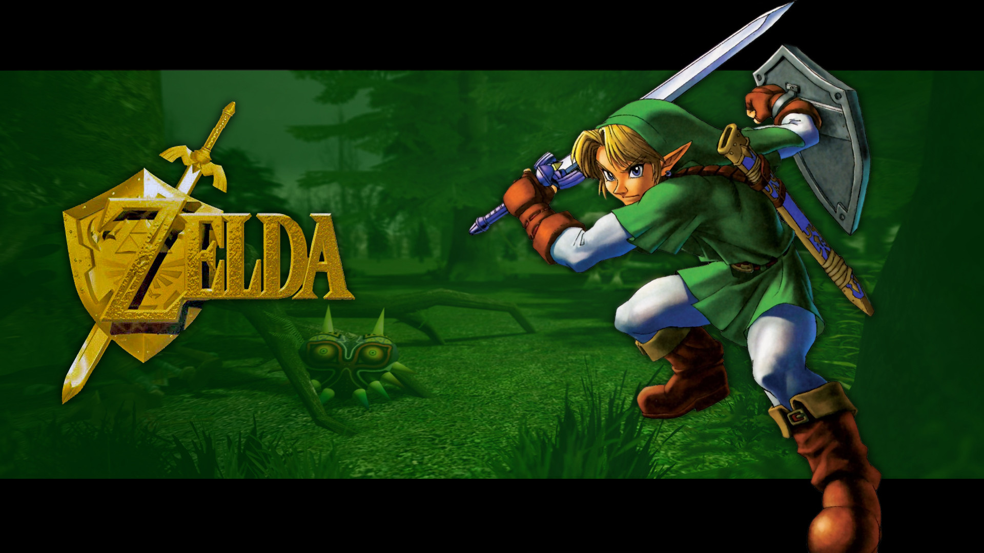 1920x1080 The Legend of Zelda: Ocarina of Time Mini Boss: Lizalfos YouTube ... Zelda  Ocarina Of Time Link - wallpaper.