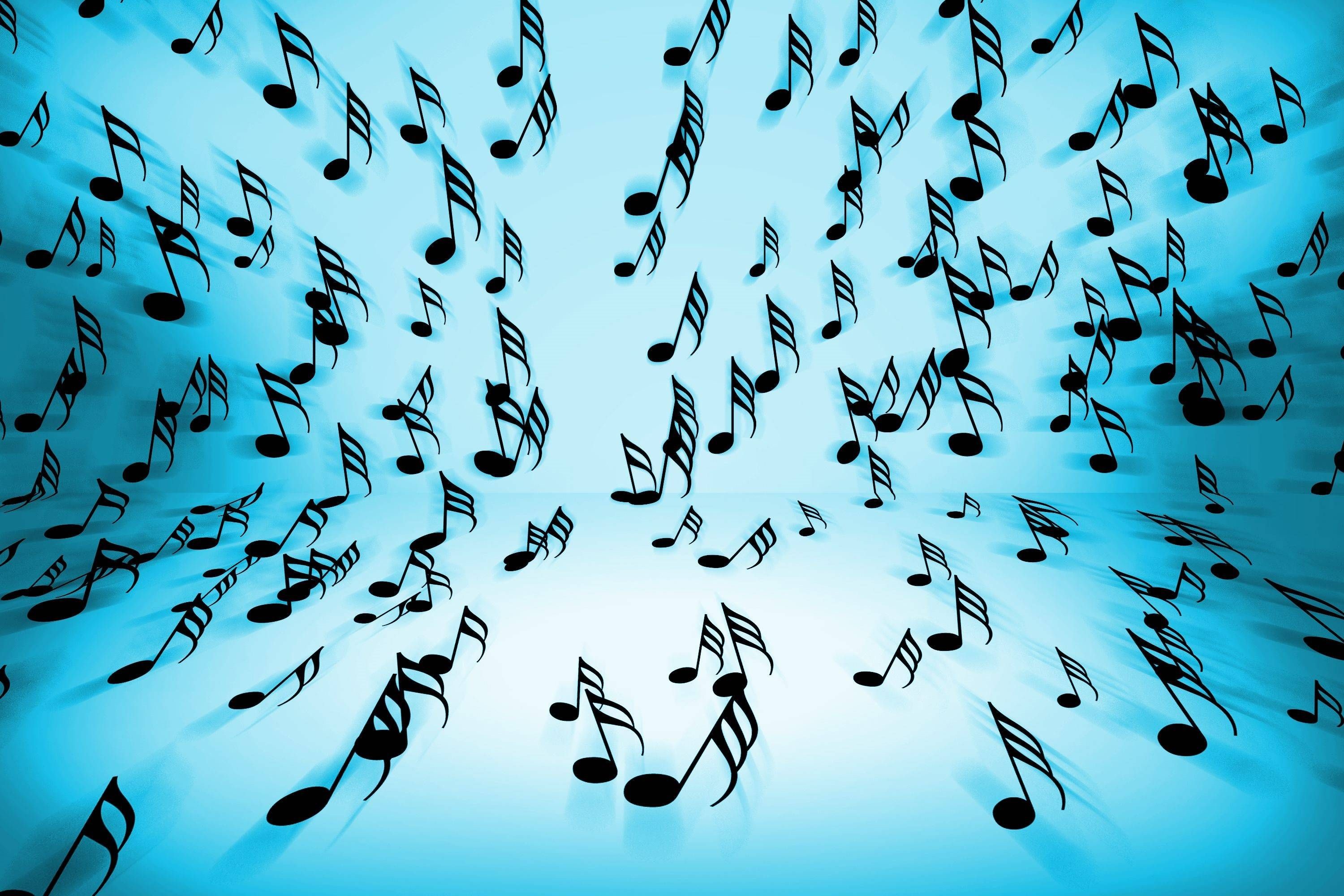 3000x2000 Colorful Music Note Wallpaper Background ~ Monodomo