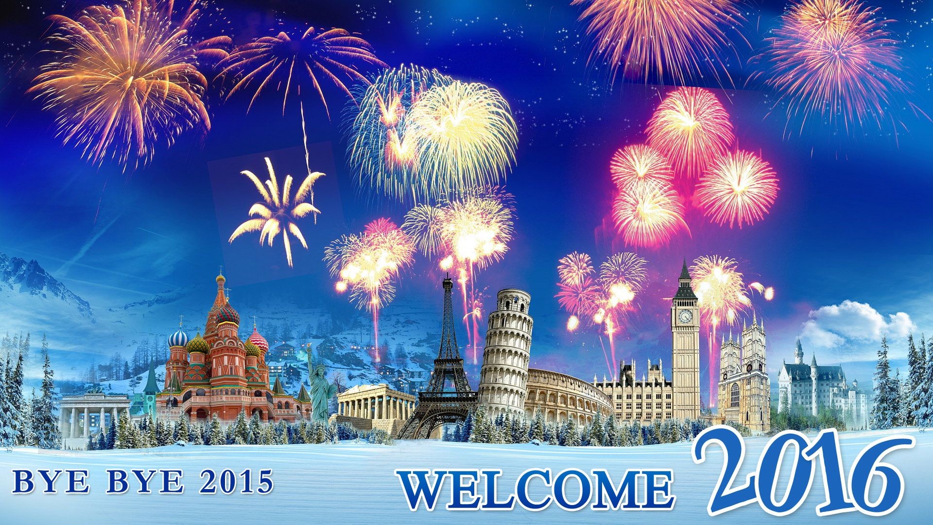1920x1080 Bye bye 2015 welcome 2016 wallpaper – Free full hd wallpapers for .