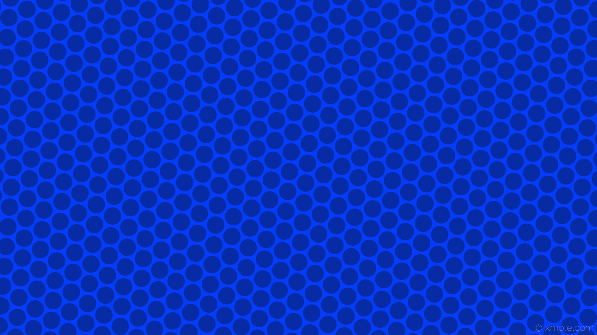 1920x1080 wallpaper polka dots blue hexagon #043cfa #072ba5 diagonal 25Â° 56px 64px