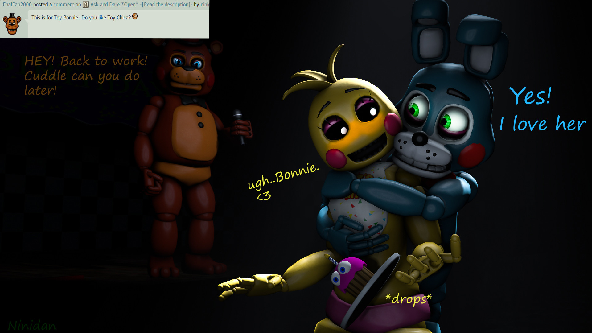 1920x1080 ... Awnser #1 | T-Bonnies feelings for T-Chica [SFM] by