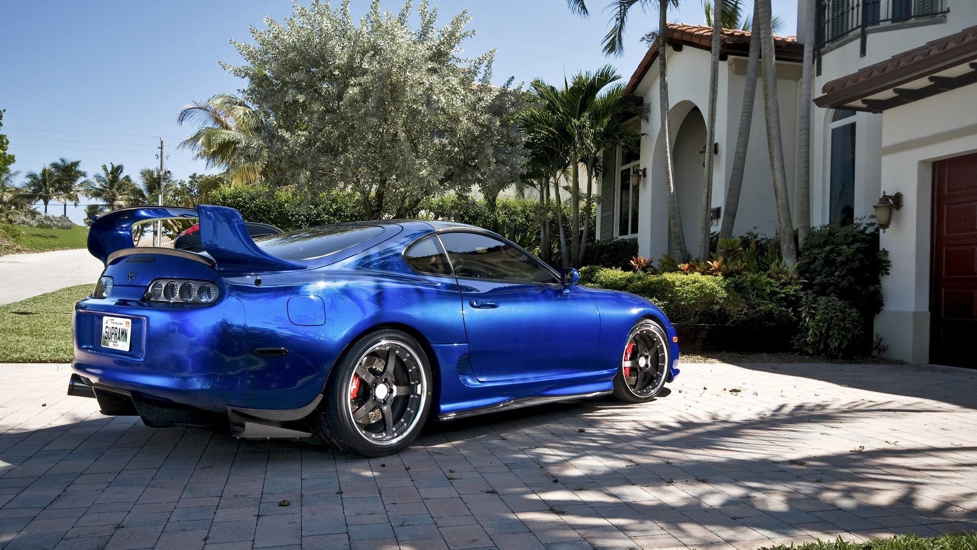 1920x1080 Blue Cars Jdm Toyota Supra Tuning Vehicles K Full Hd Iphone Android
