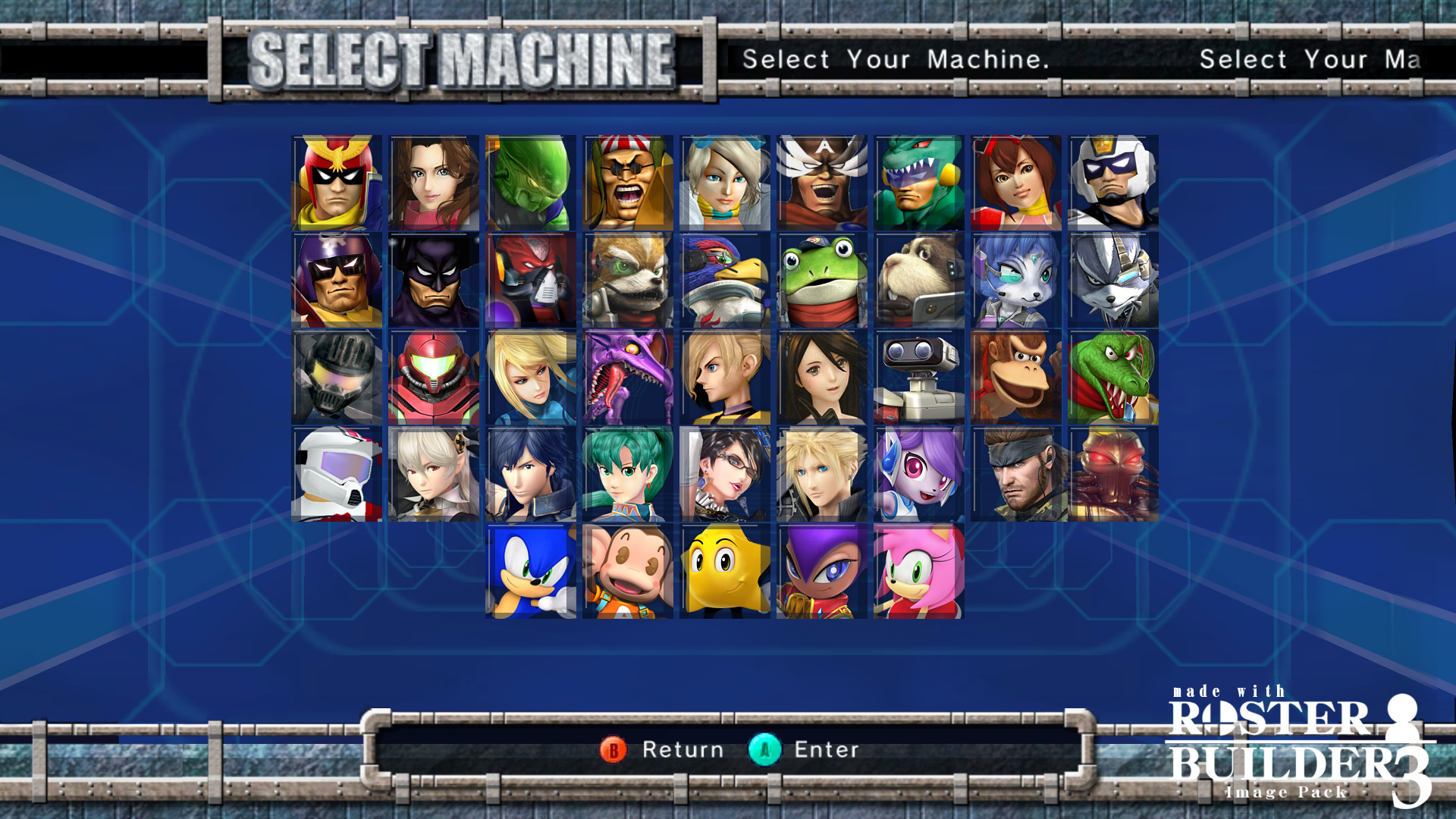 1920x1080 ... Roster Builder 3 Sample - F-Zero GX Style by ConnorRentz