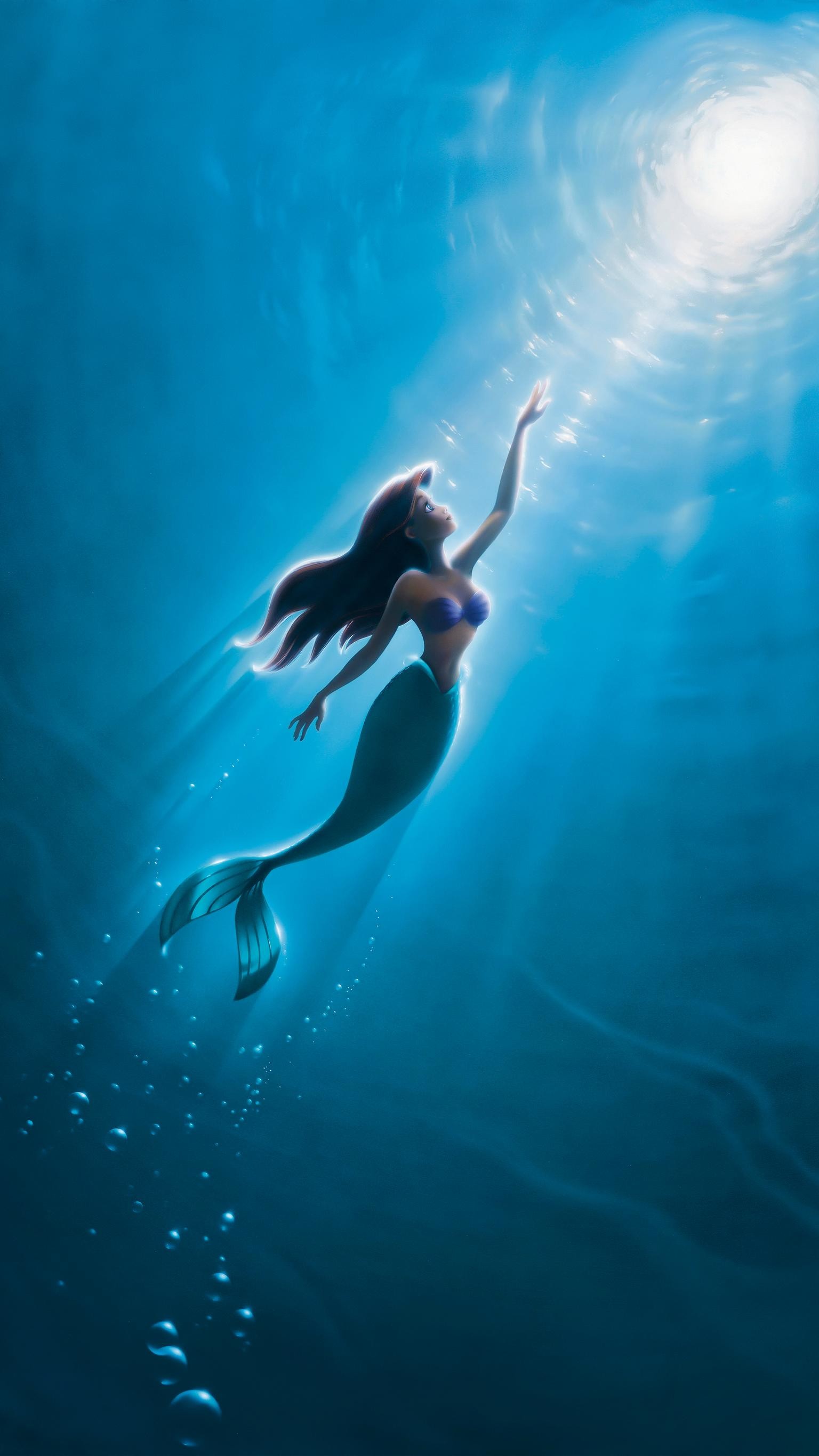 1536x2732 Marvelous Decoration The Little Mermaid Wallpaper 8 For Iphone And Ipod  Touch Collection