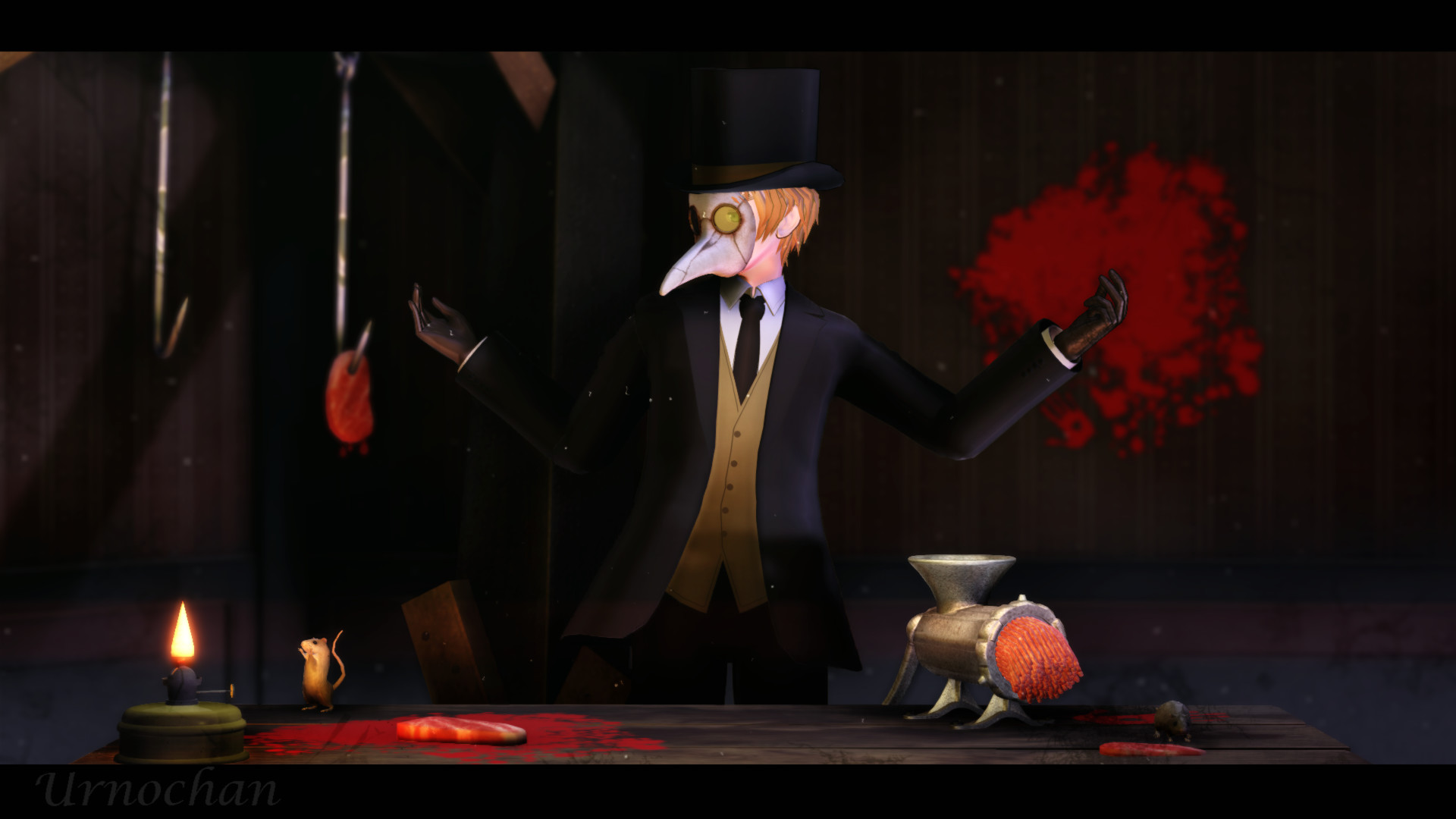 1920x1080 The Plague Doctor by Urnochan The Plague Doctor by Urnochan