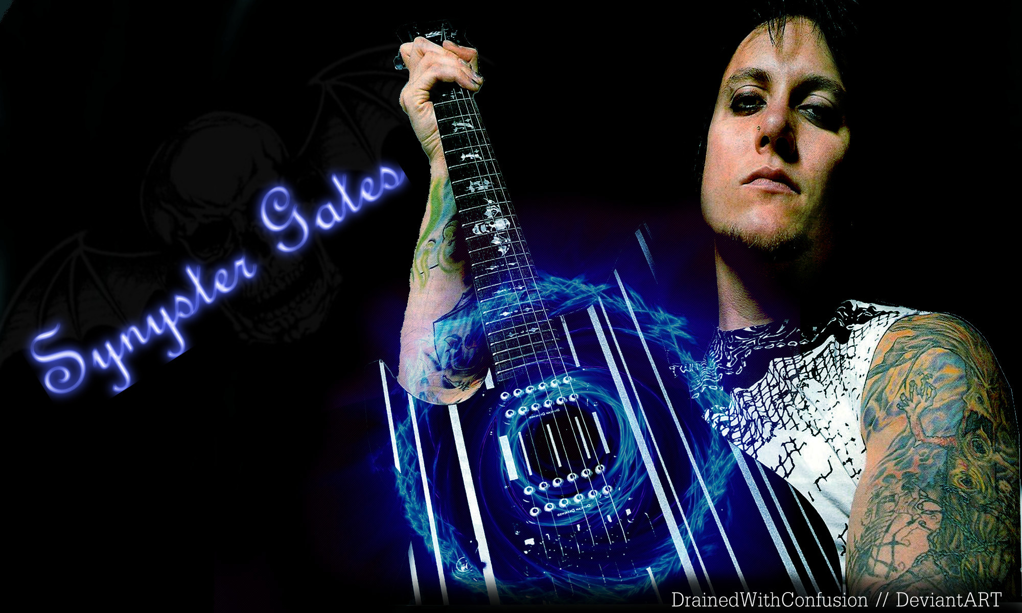 2000x1200  Synyster Gates Wallpaper 1 by DrainedWithConfusion Synyster Gates  Wallpaper 1 by DrainedWithConfusion