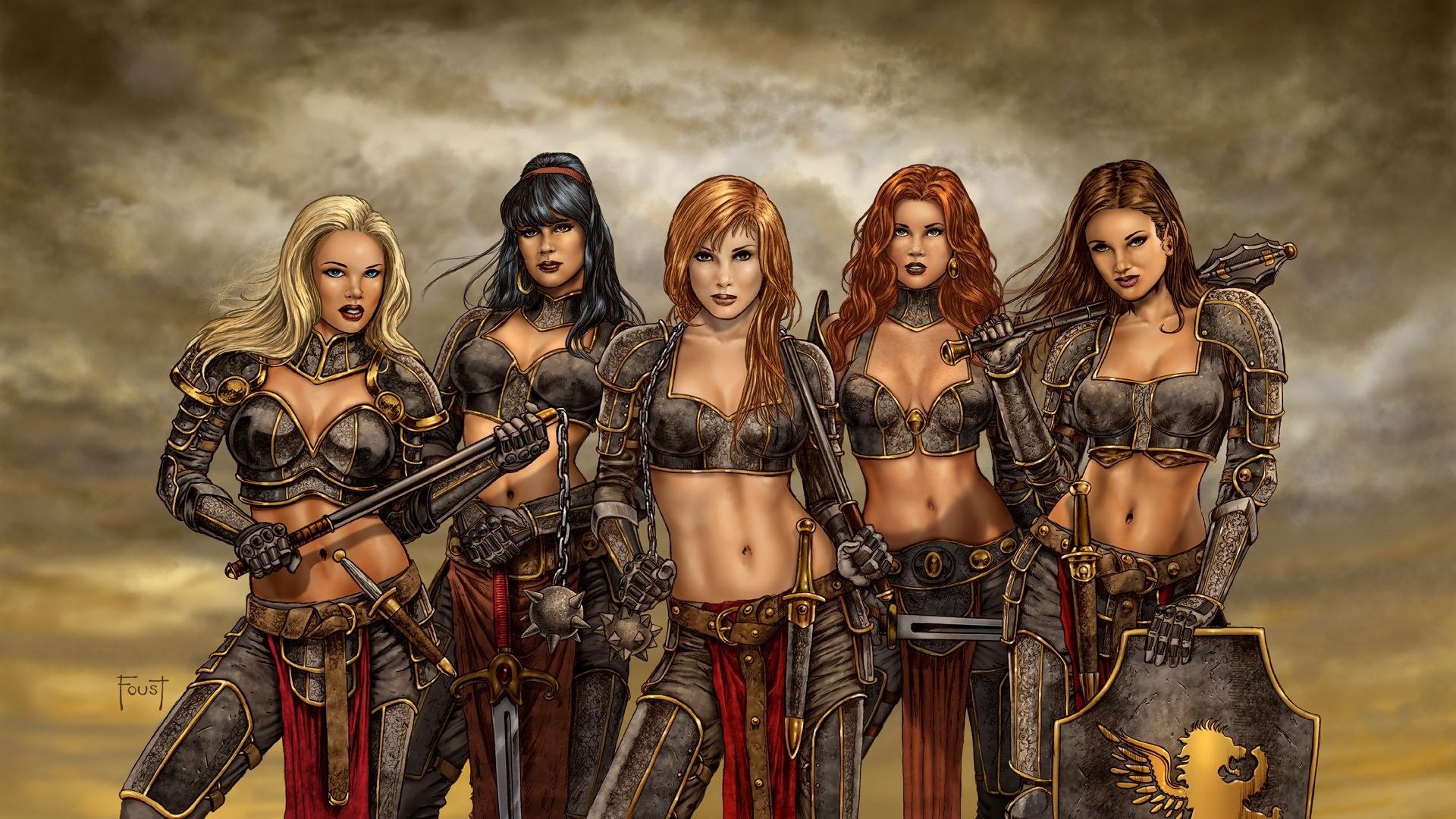 1920x1080 HD Wallpaper | Background ID:245346.  Fantasy Women Warrior