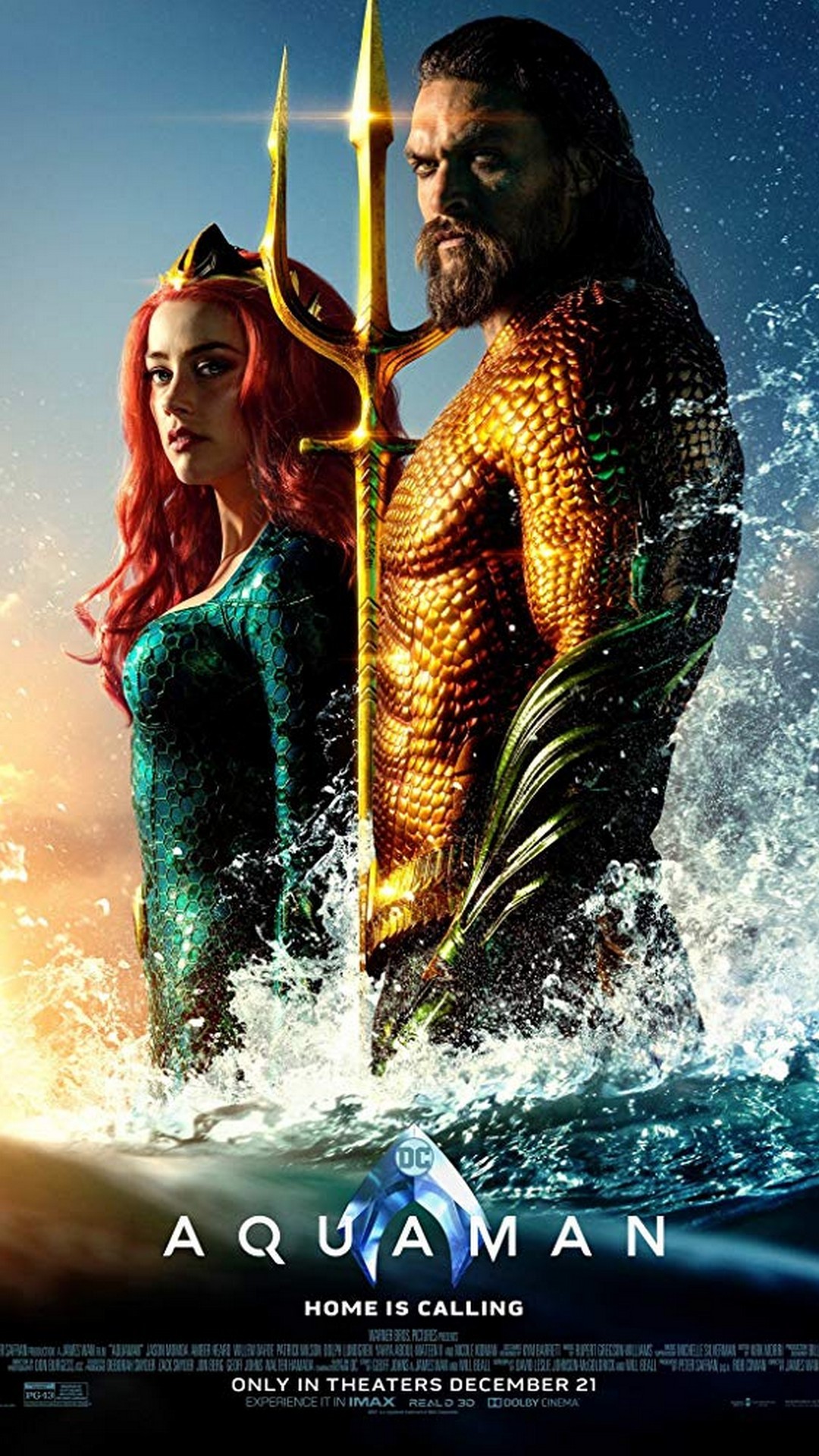 1080x1920 Aquaman Poster HD with resolution  pixel. You can make this  wallpaper for your Mac