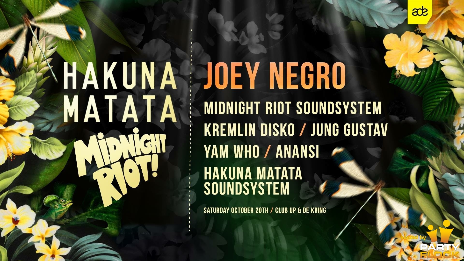 1920x1080 Hakuna Matata x Midnight Riot (flyer)
