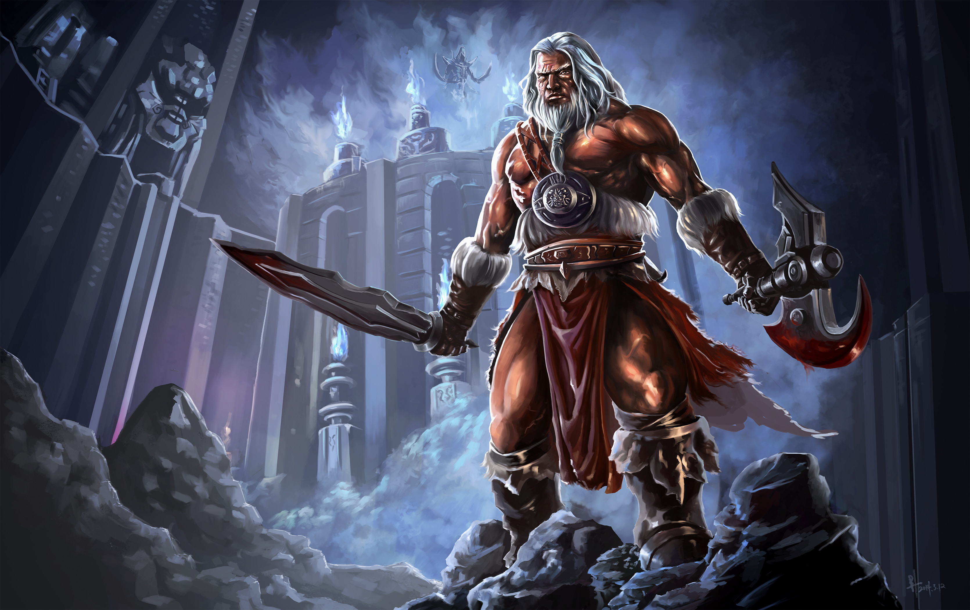 3340x2100 Computerspiele - Diablo III: Reaper Of Souls Malthael (Diablo III)  Barbarian (Diablo