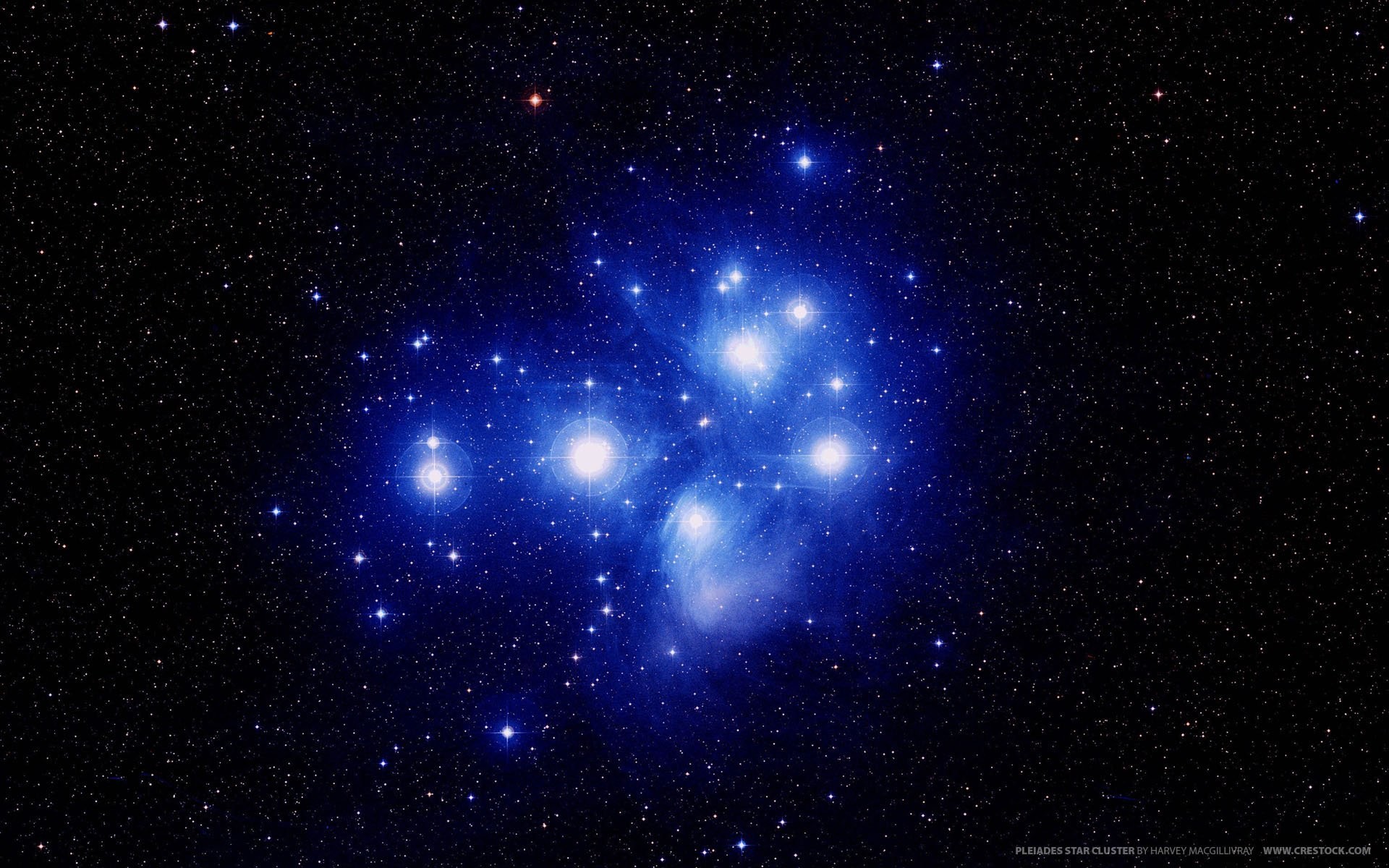 1920x1200 Pleiades Constellation