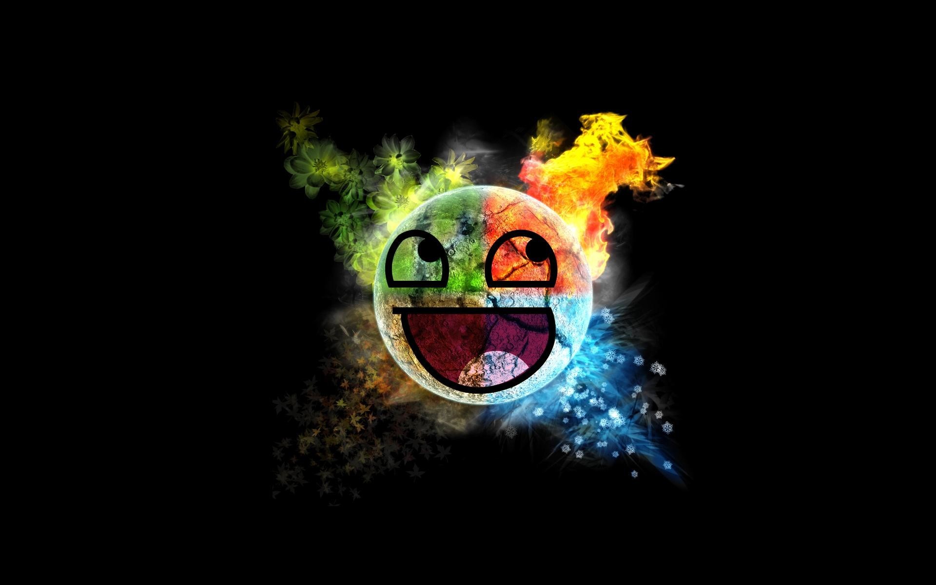 1920x1200  memes, Happy Face, Elements, Awesome Face Wallpaper HD