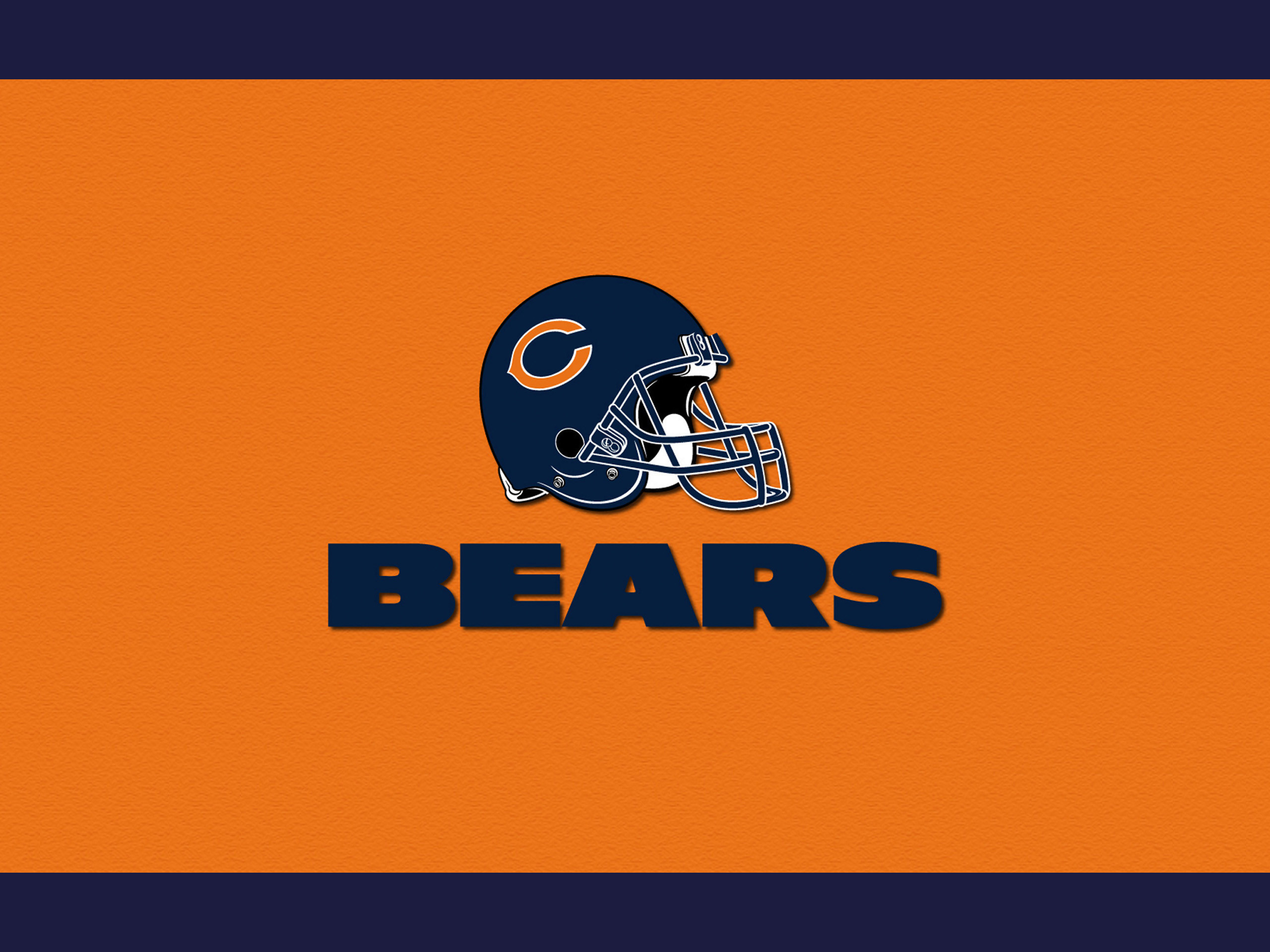 2560x1920 Chicago Bears helmet 2560Ã1920