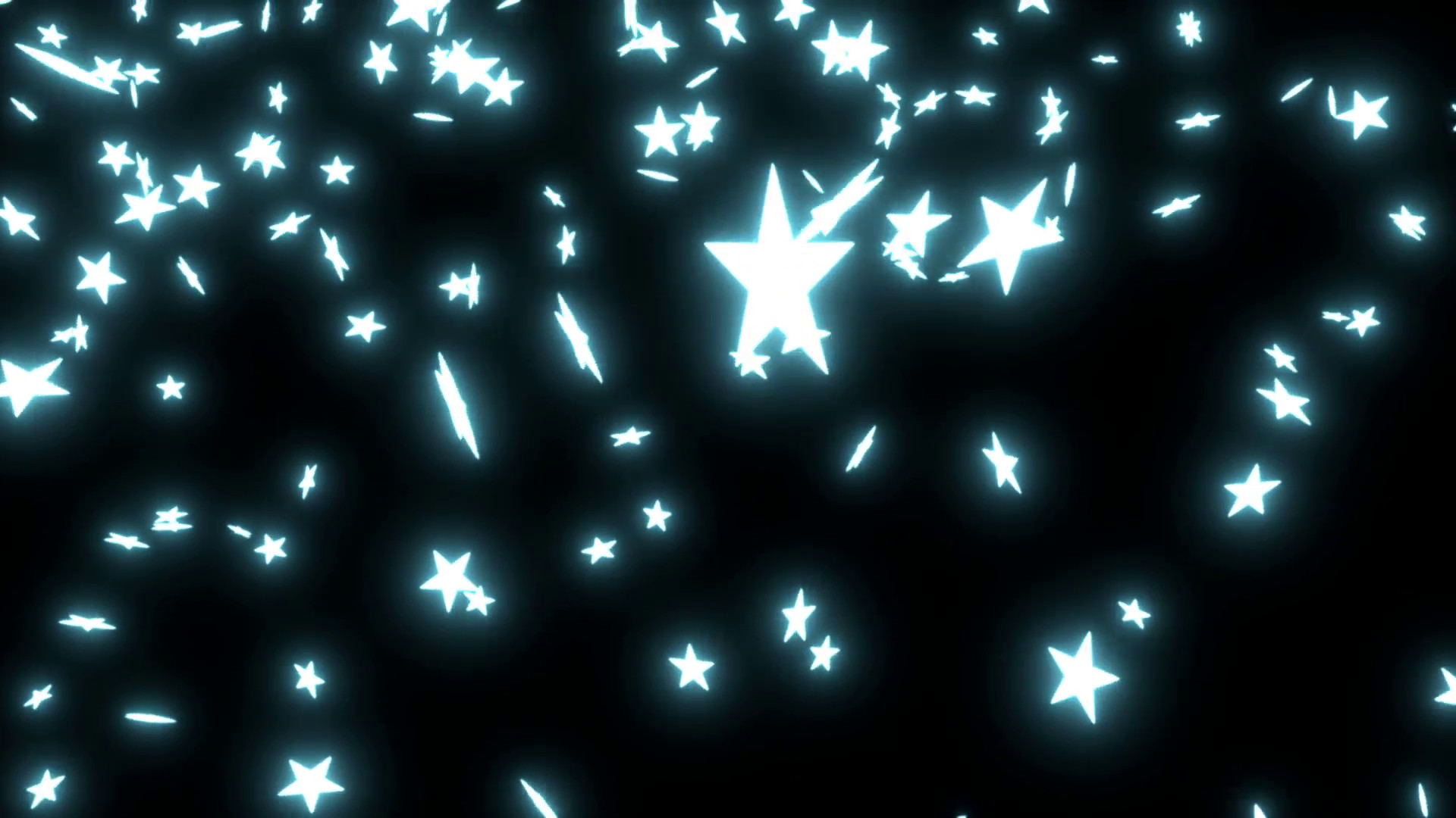 1920x1080 Animated falling neon light blue stars on black background 2. Motion  Background - VideoBlocks
