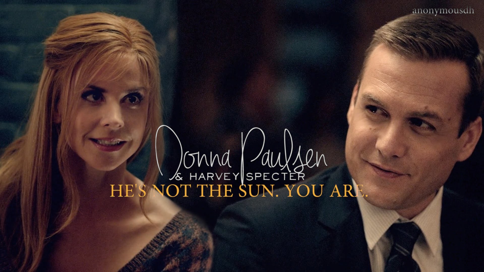 1920x1080 Donna Paulsen (& Harvey Specter) :: He's not the sun. You are. [6x02]