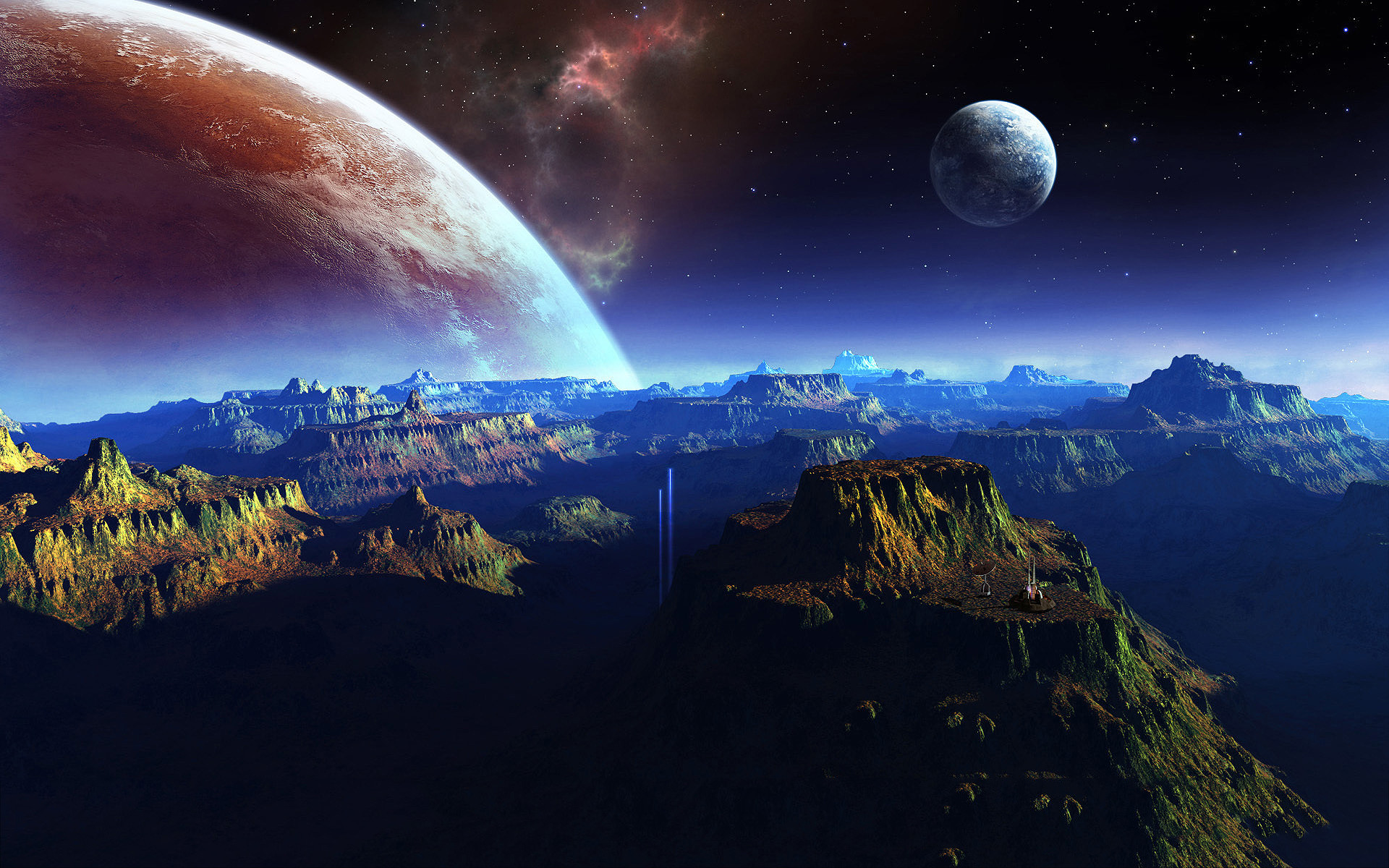 1920x1200 fantasy | Fantasy planet space art Wallpapers Pictures Photos Images