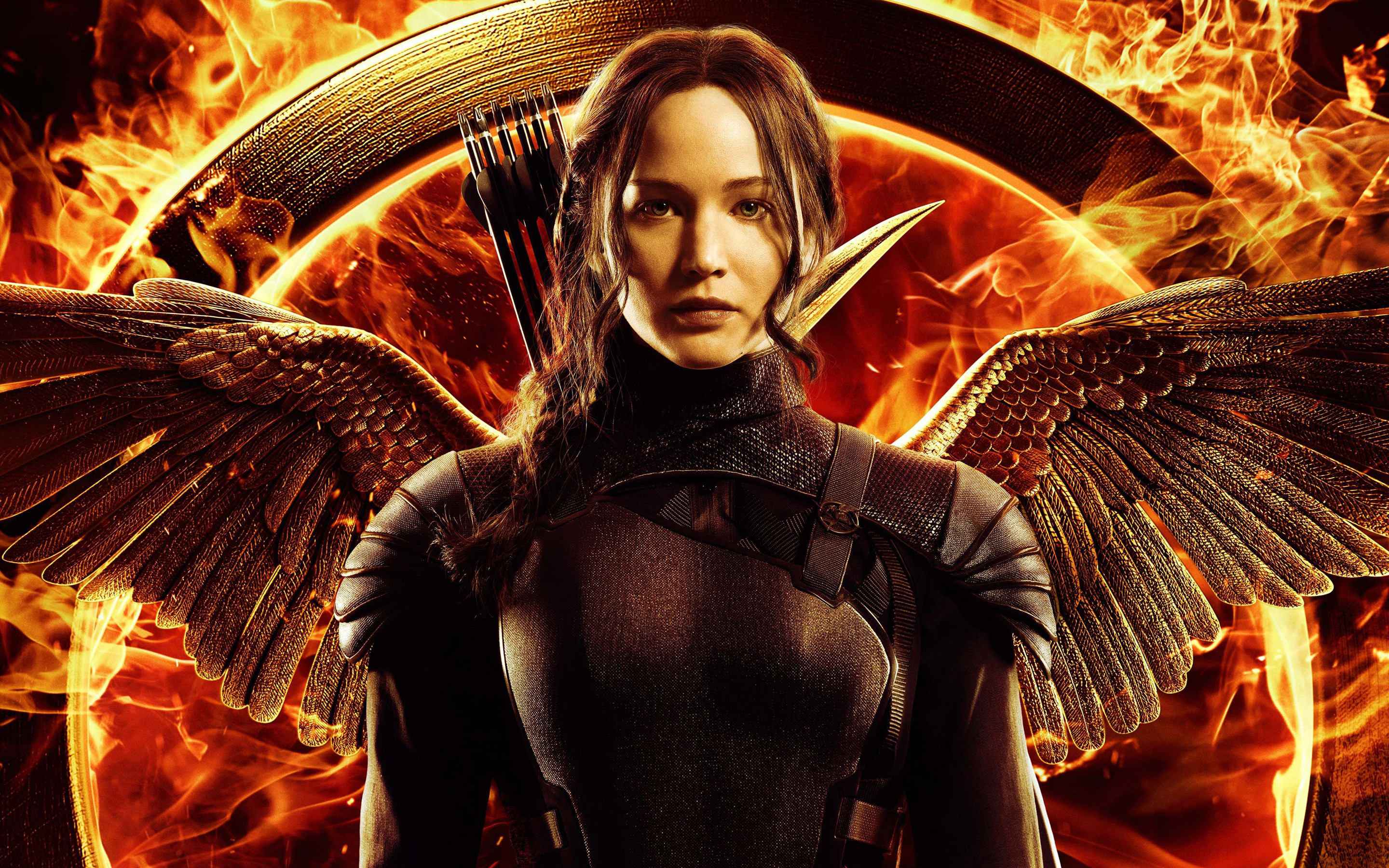 2880x1800 Hunger Games Mockingjay Katniss Wallpaper