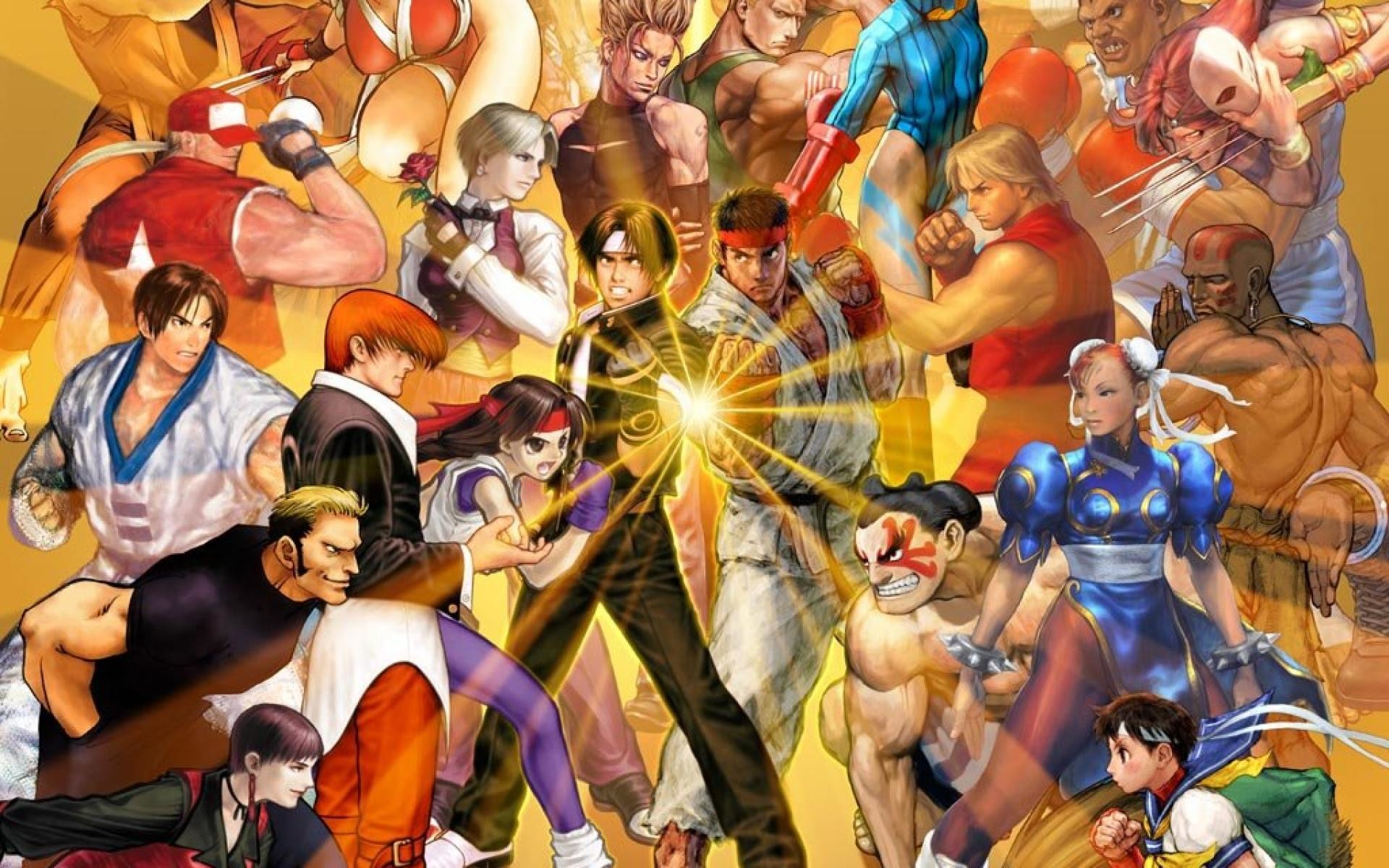 1920x1200 King of Fighters VS Street Fighters