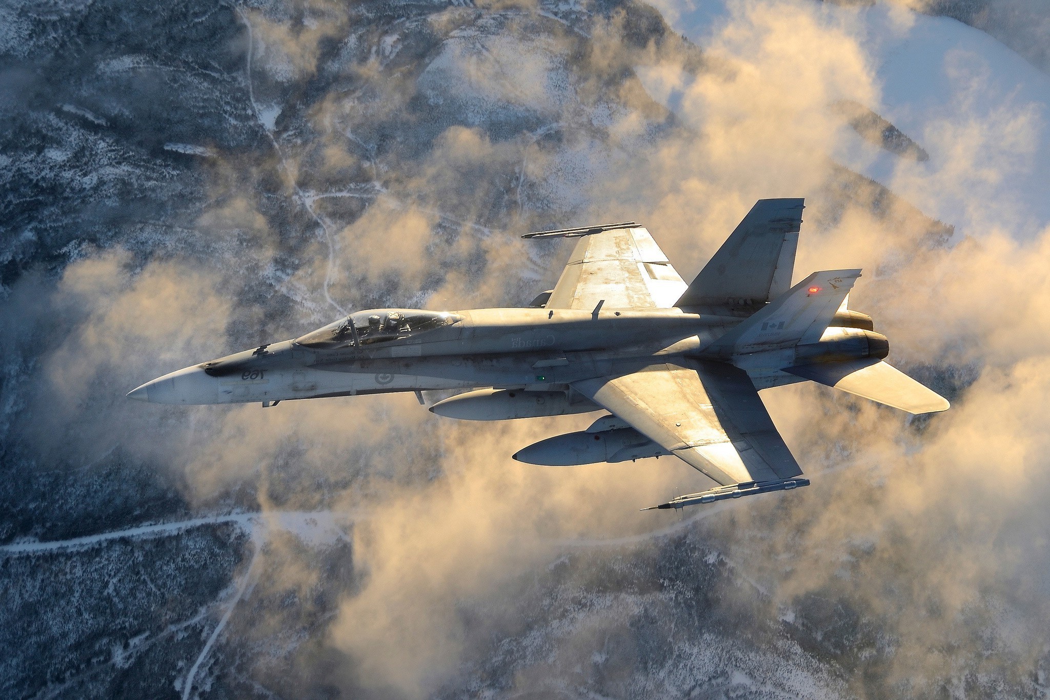 2048x1365 jet Fighter, Sky, Landscape, McDonnell Douglas F A 18 Hornet Wallpapers HD  / Desktop and Mobile Backgrounds