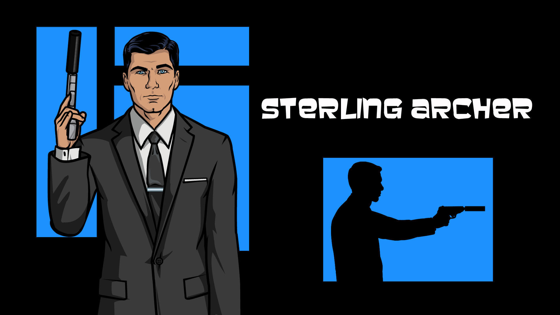 1920x1080 Also like the look of the characters from the FX cartoon Archer. (His  character is a spy, so similar to what we'd be going for.