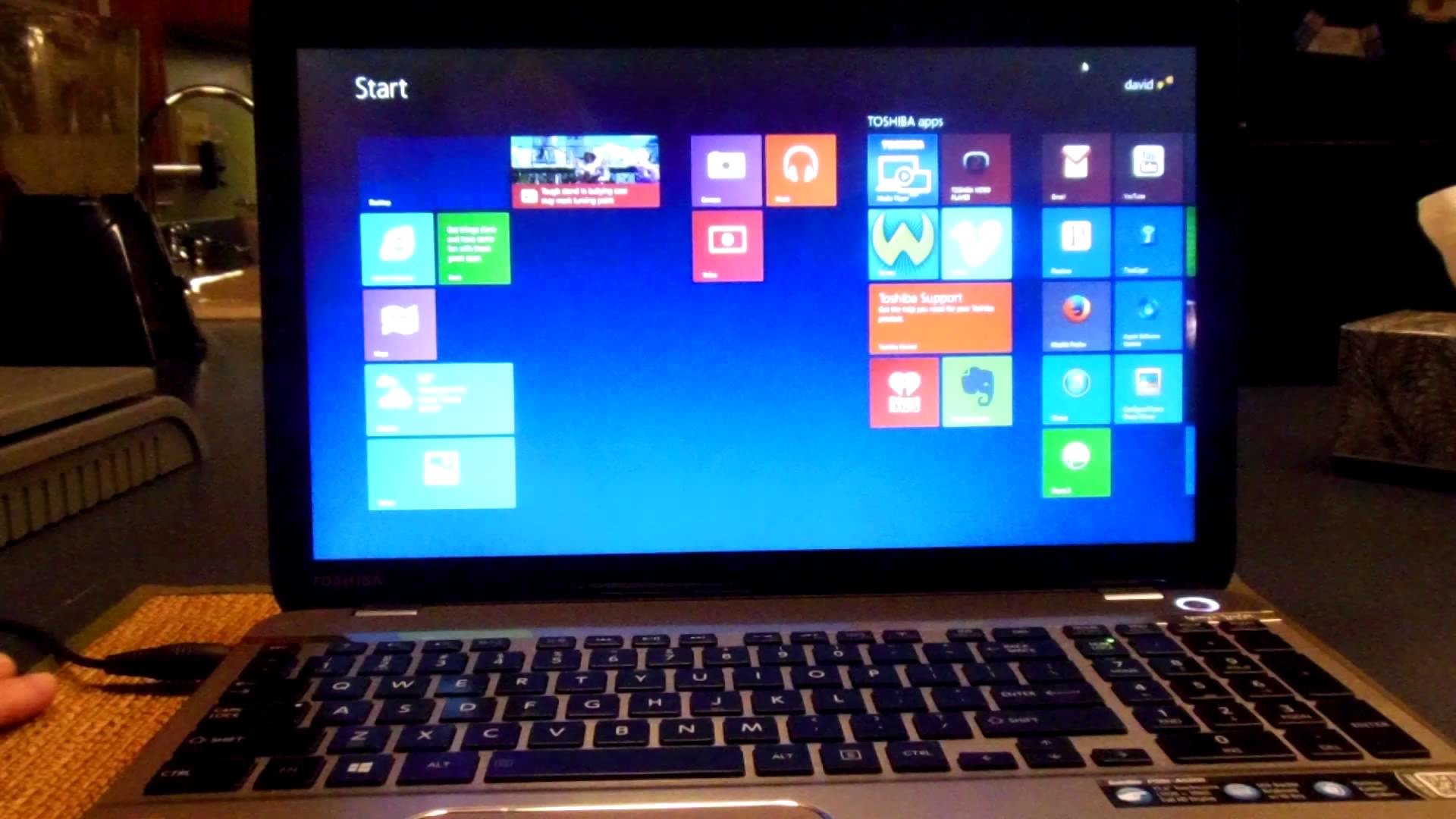1920x1080 Windows 8.1 Update Breaks Touchscreen on Toshiba P55t; Reverts Login from  Local to Windows Live - YouTube