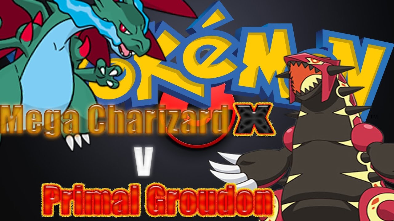 1920x1080 Pokemon Wifi Battles 1# | Mega Charizard X vs. Primal Groudon