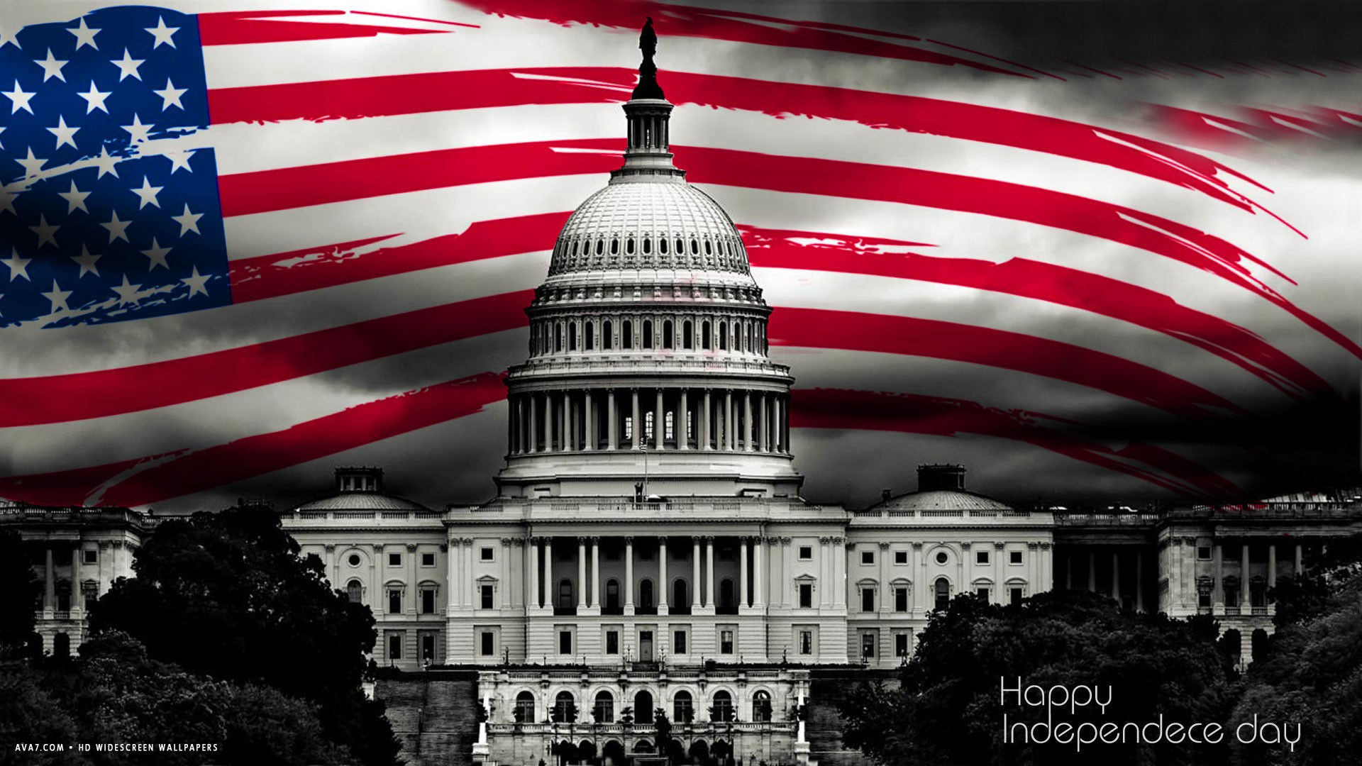 1920x1080 happy independence day 4th july holiday us flag white house holiday hd  widescreen wallpaper