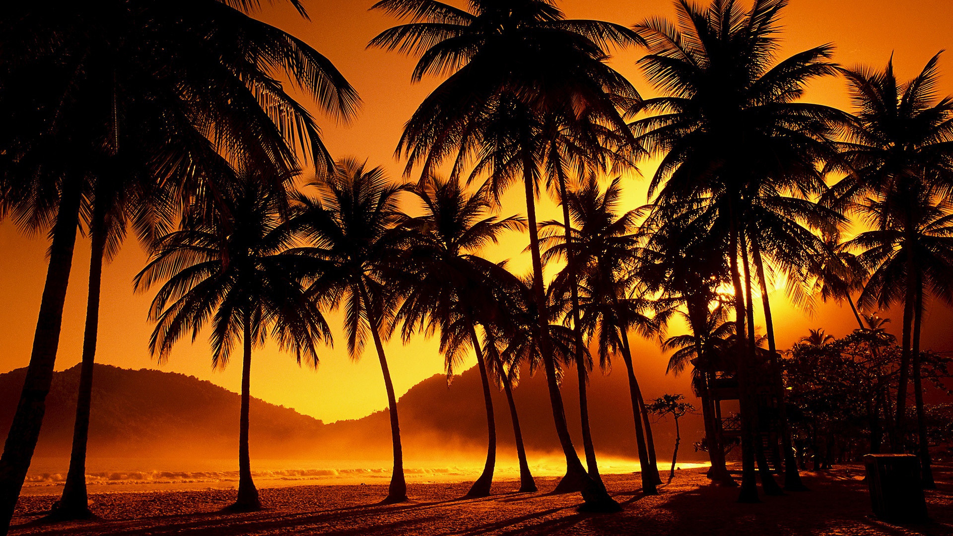 1920x1080 Tropical Sunset Wallpapers | HD Desktop Wallpapers