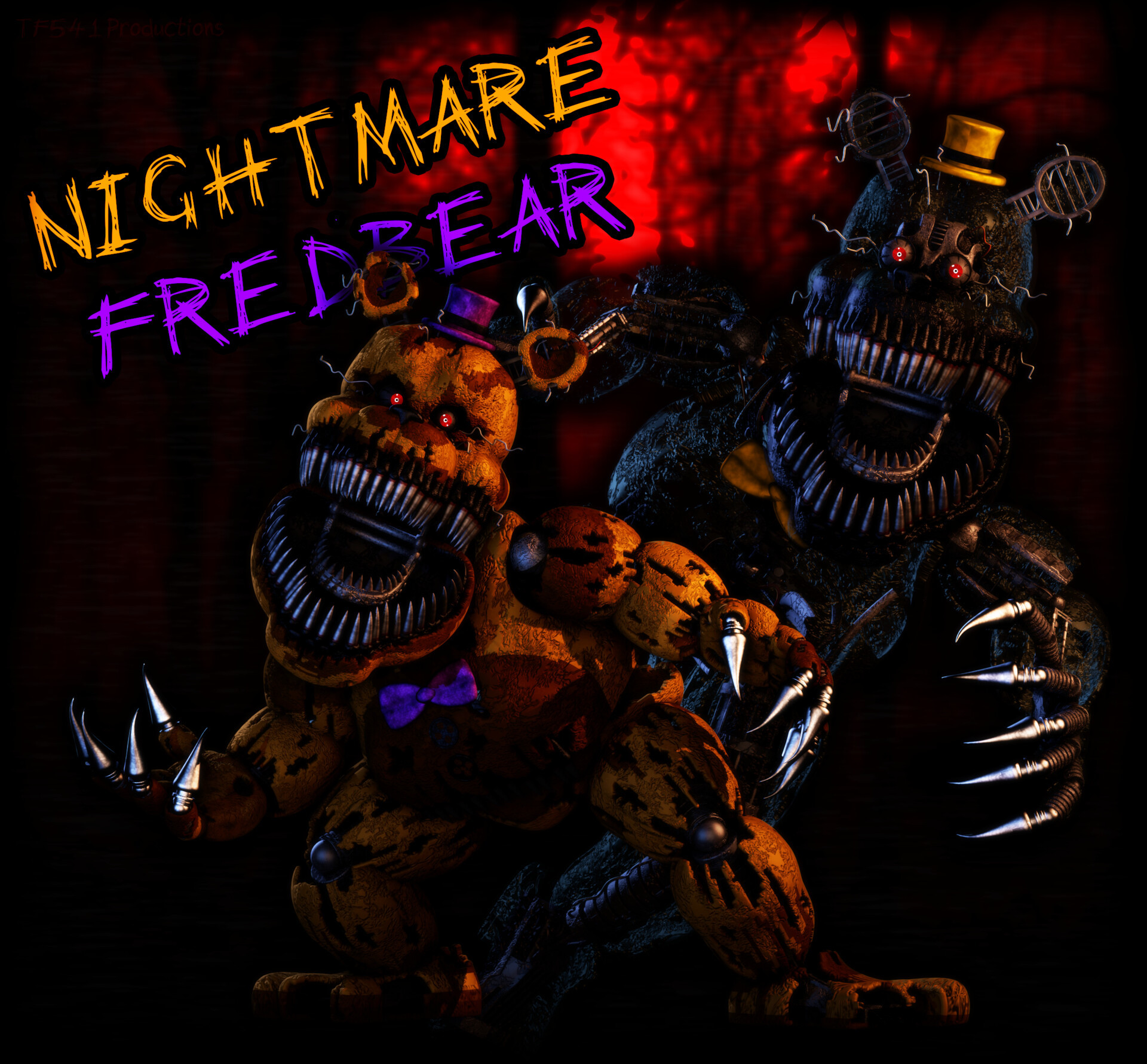 1920x1781 Nightmare Fredbear 3D. ArtStation - Five Nights at Freddy's 4 - Character  Model Pack .