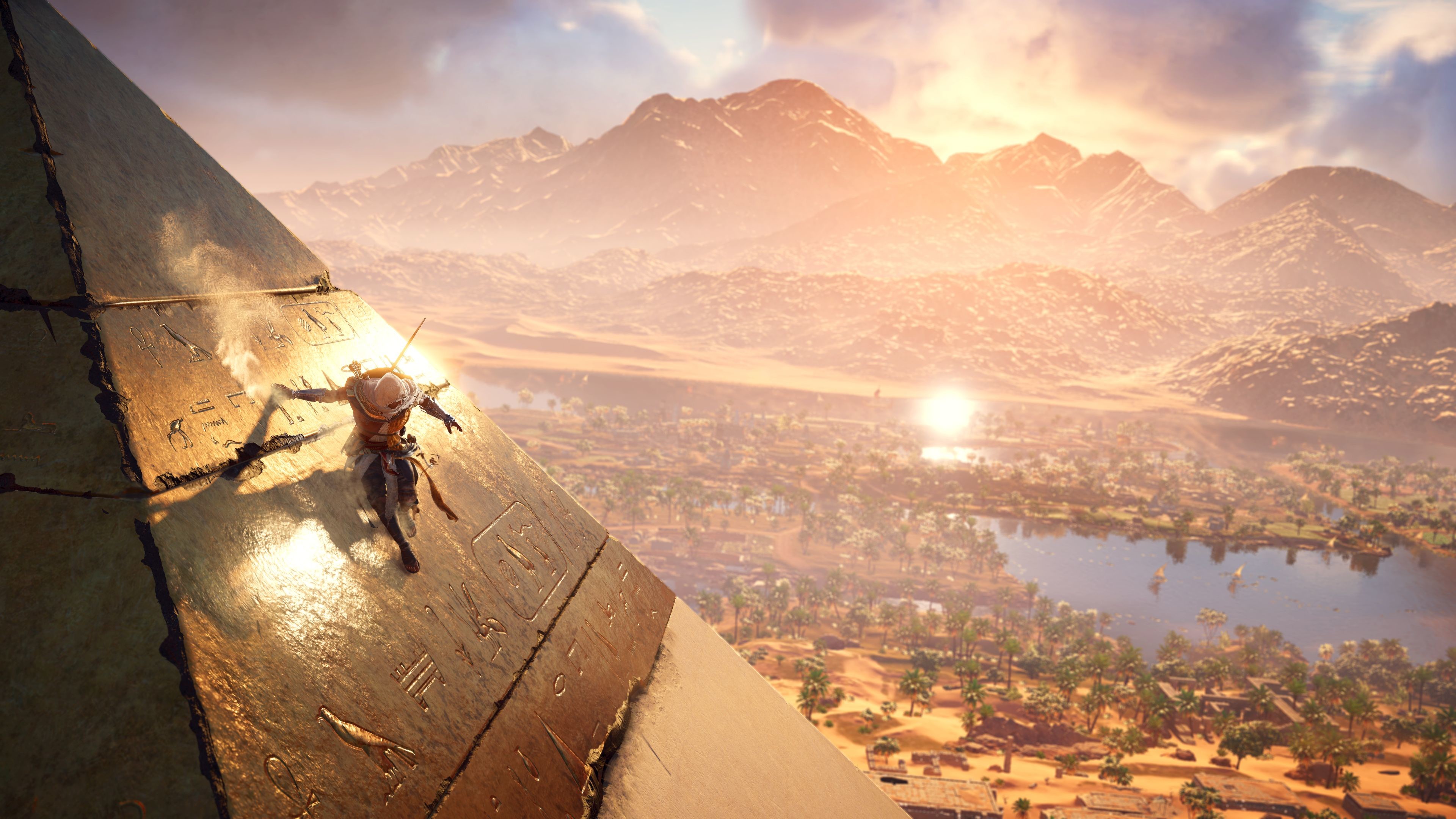 3840x2160 Video Game - Assassin's Creed Origins Bayek Of Siwa Wallpaper