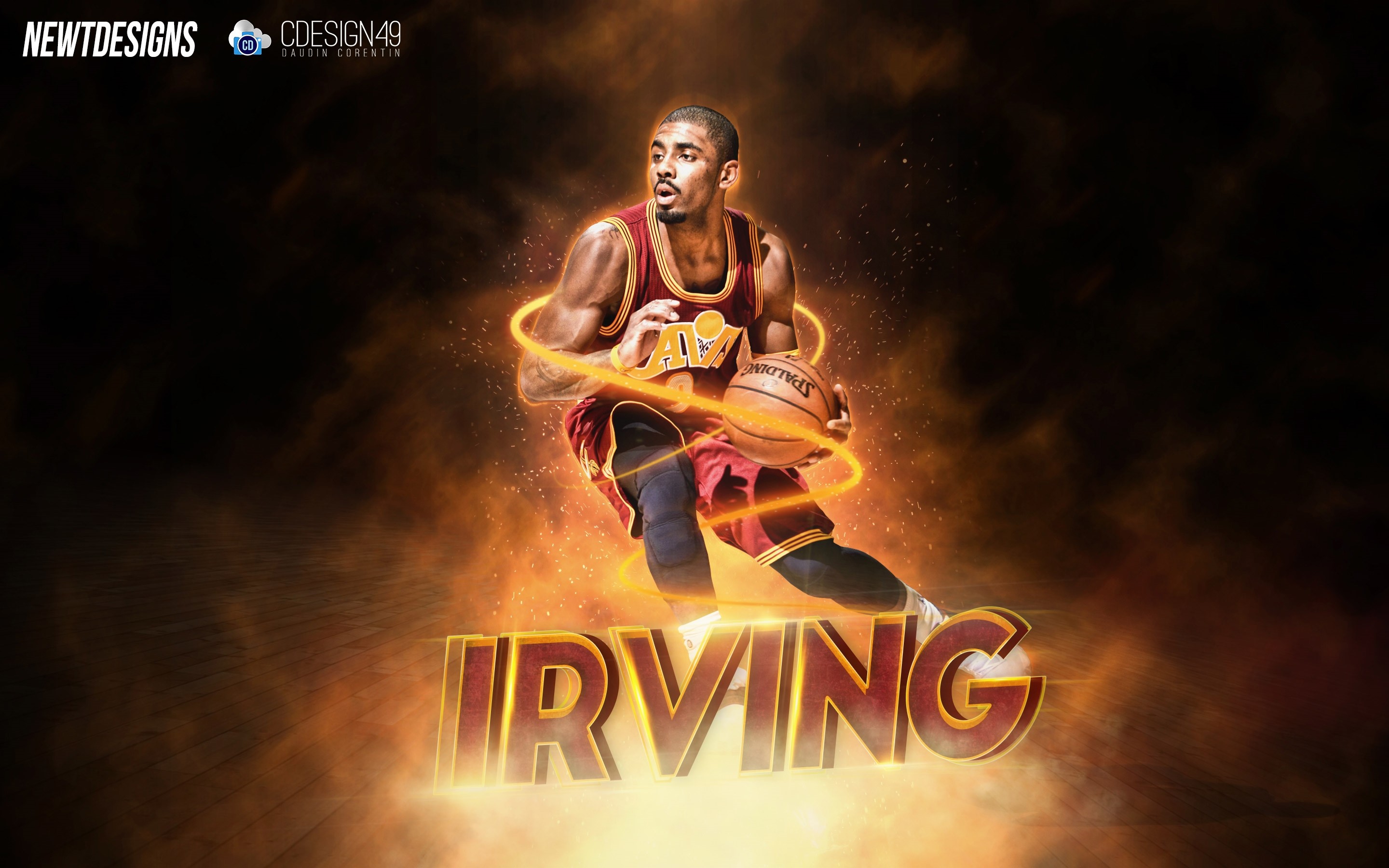 2880x1800 ... Cavs Wallpaper Kyrie Irving Cleveland Cavaliers 2016 BasketWallpapers  ...