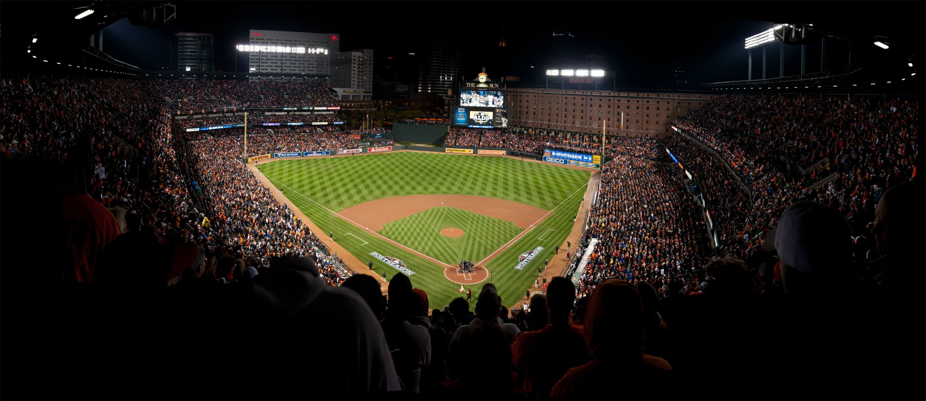 2999x1300 My panoramic shot of Camden Yards from ALDS Game 2 ...