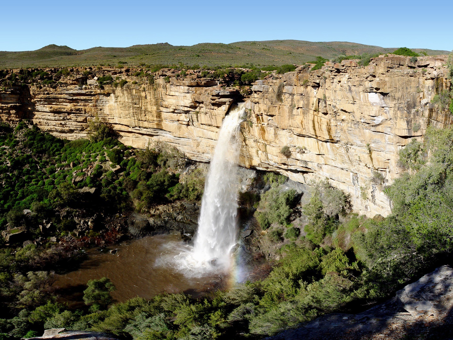 1920x1440 Doorn River Waterfall Wallpaper South Africa World
