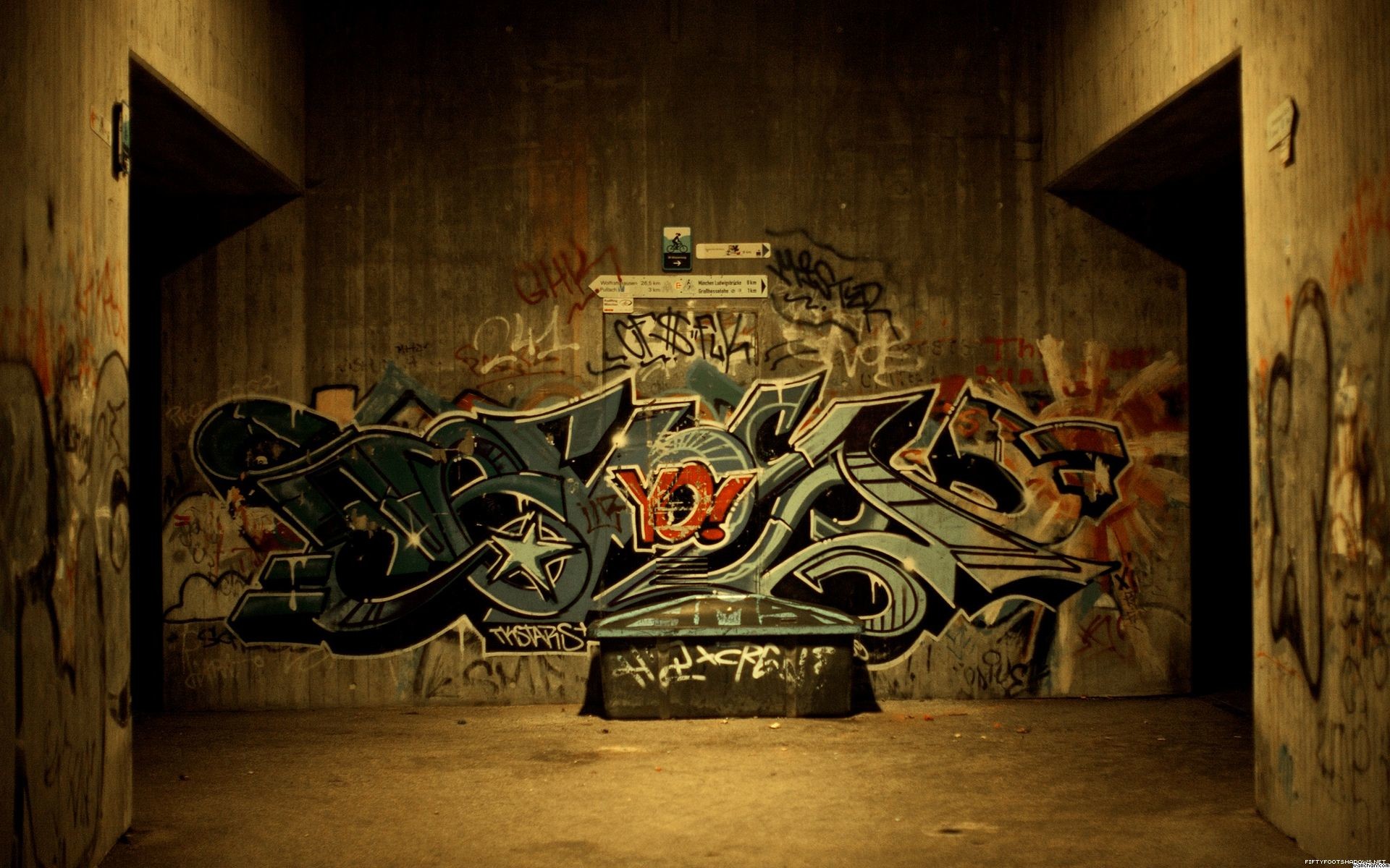 1920x1200 Graffiti Wall Background | Instructions