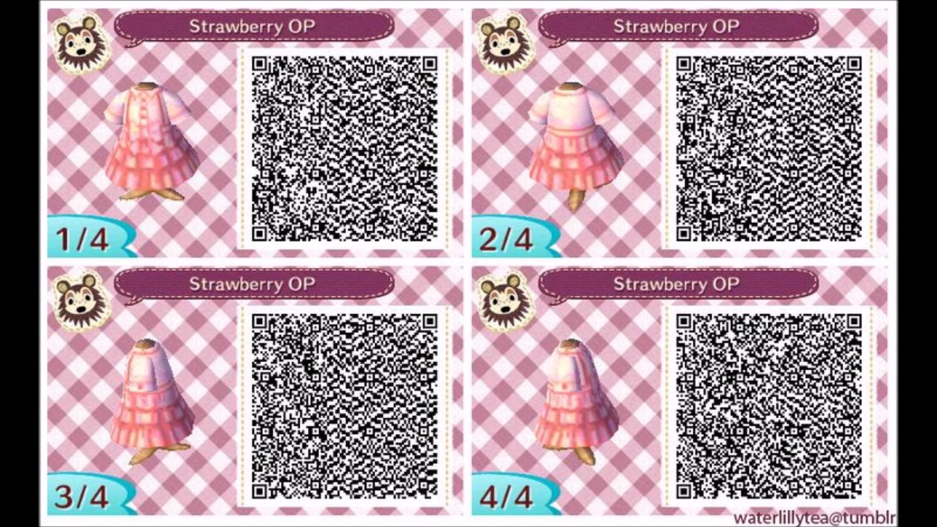 1920x1080 Animal Crossing New Leaf ~ Designs QR Codes Dresses