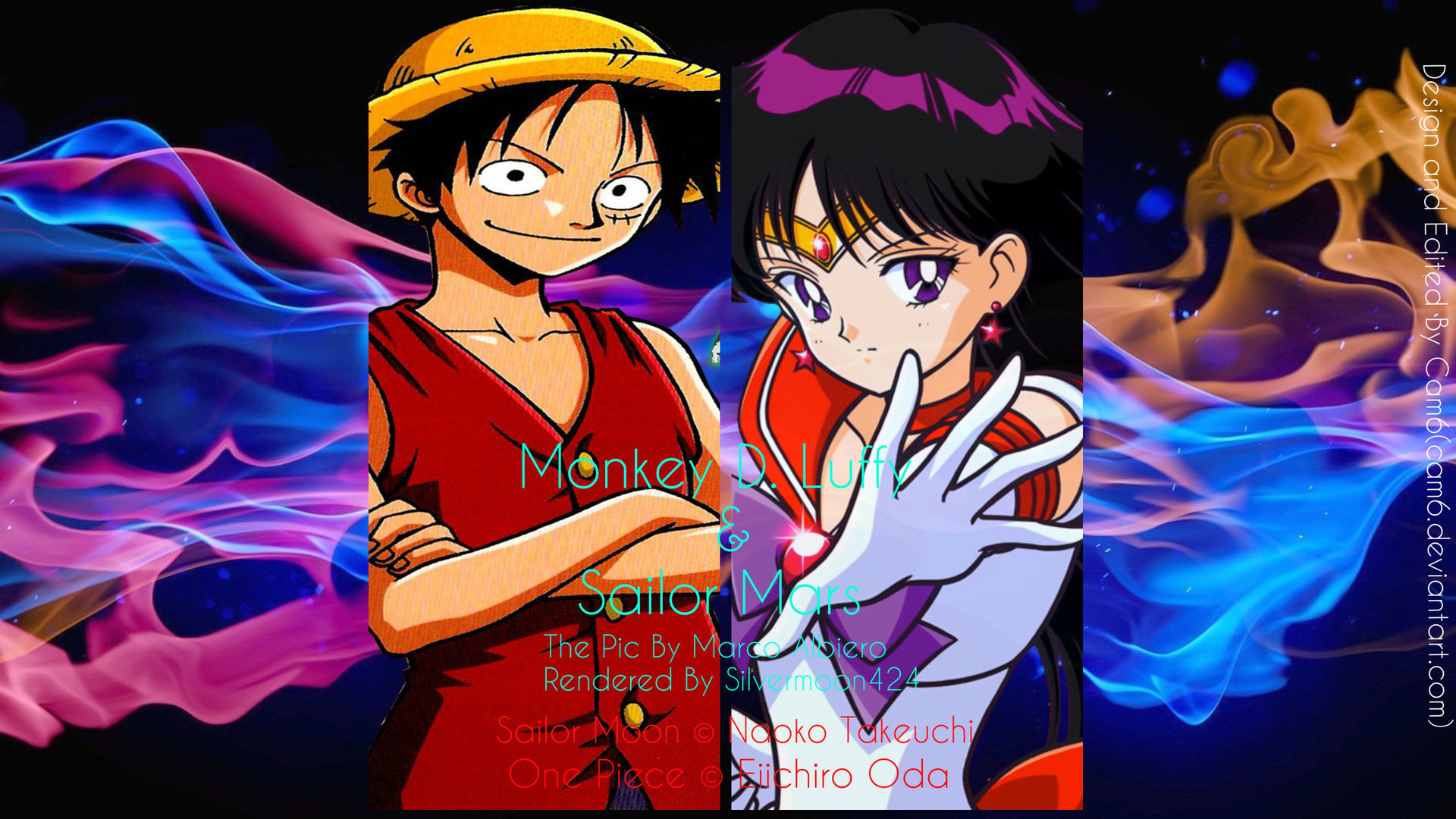 1920x1080 Christopher harris sailor mars luffy by cam6