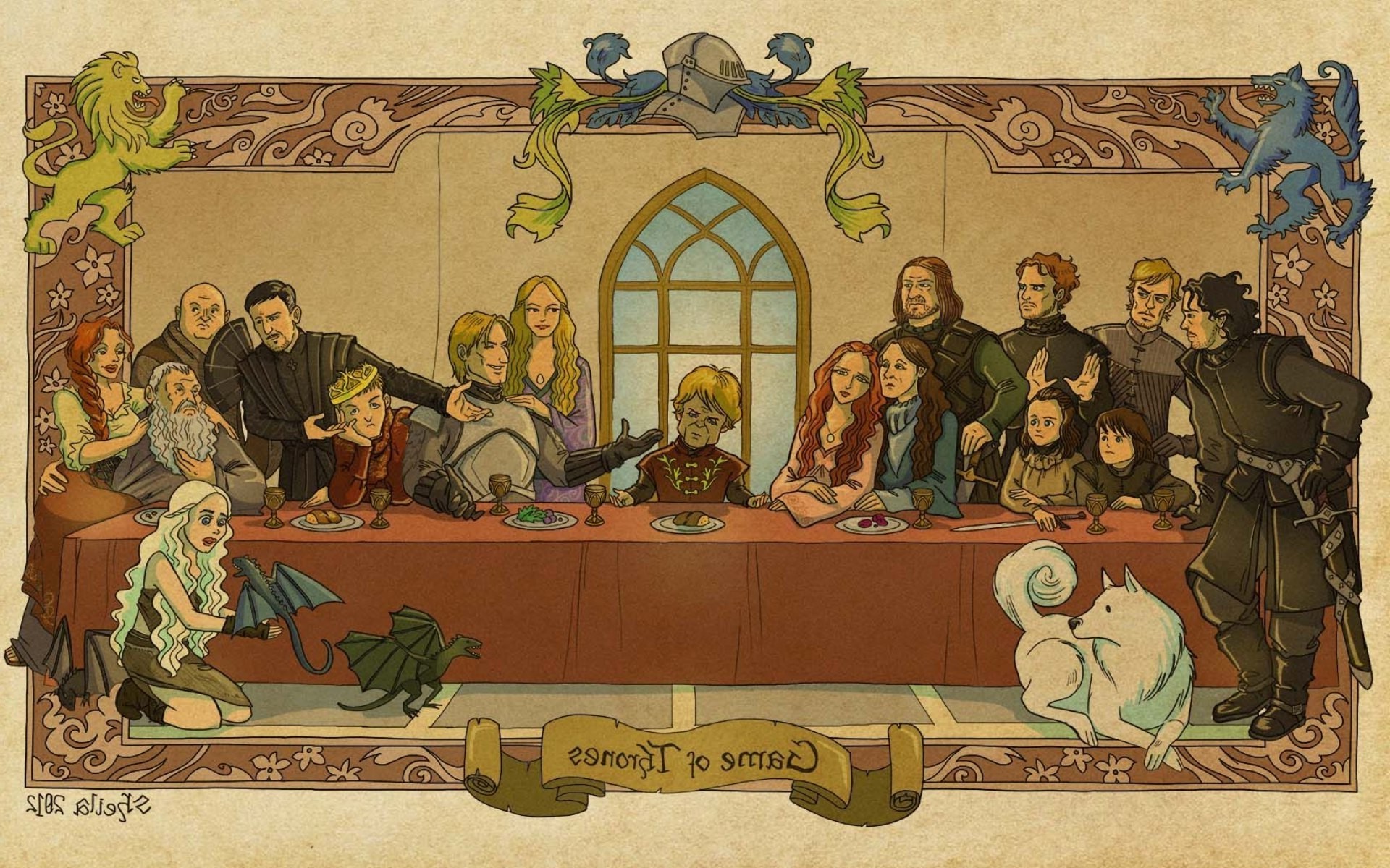 1920x1200 Game Of Thrones, The Last Supper Wallpapers HD / Desktop and Mobile  Backgrounds