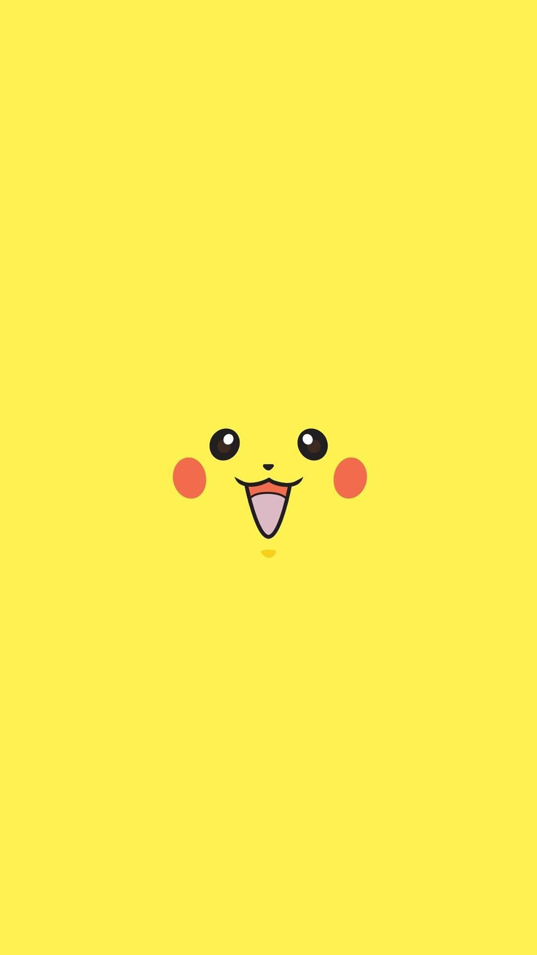 1080x1920 Download Pikachu Pokemon Go Character Minimal Wallpaper