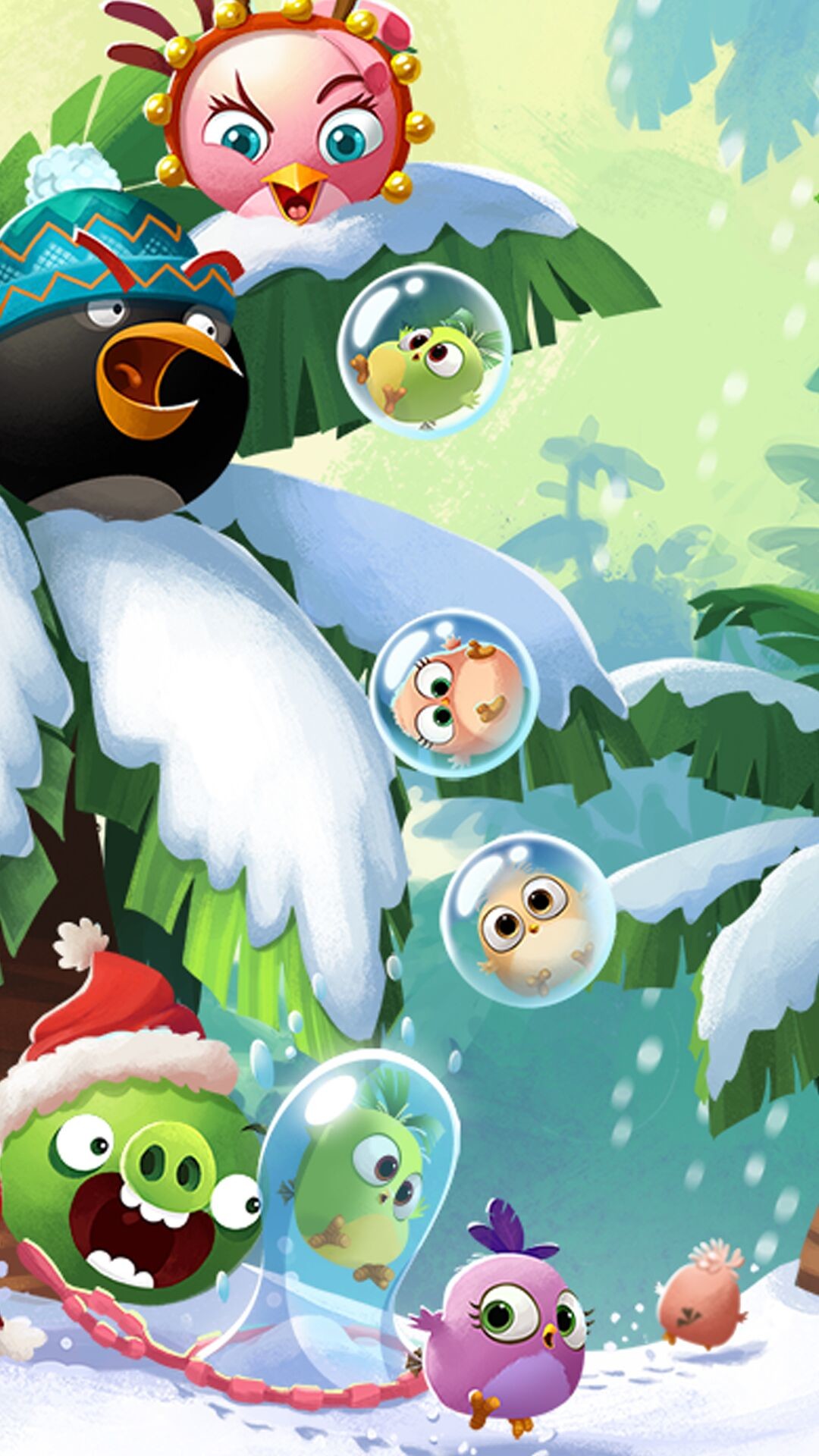 1080x1920 Angry Birds holiday wallpapers