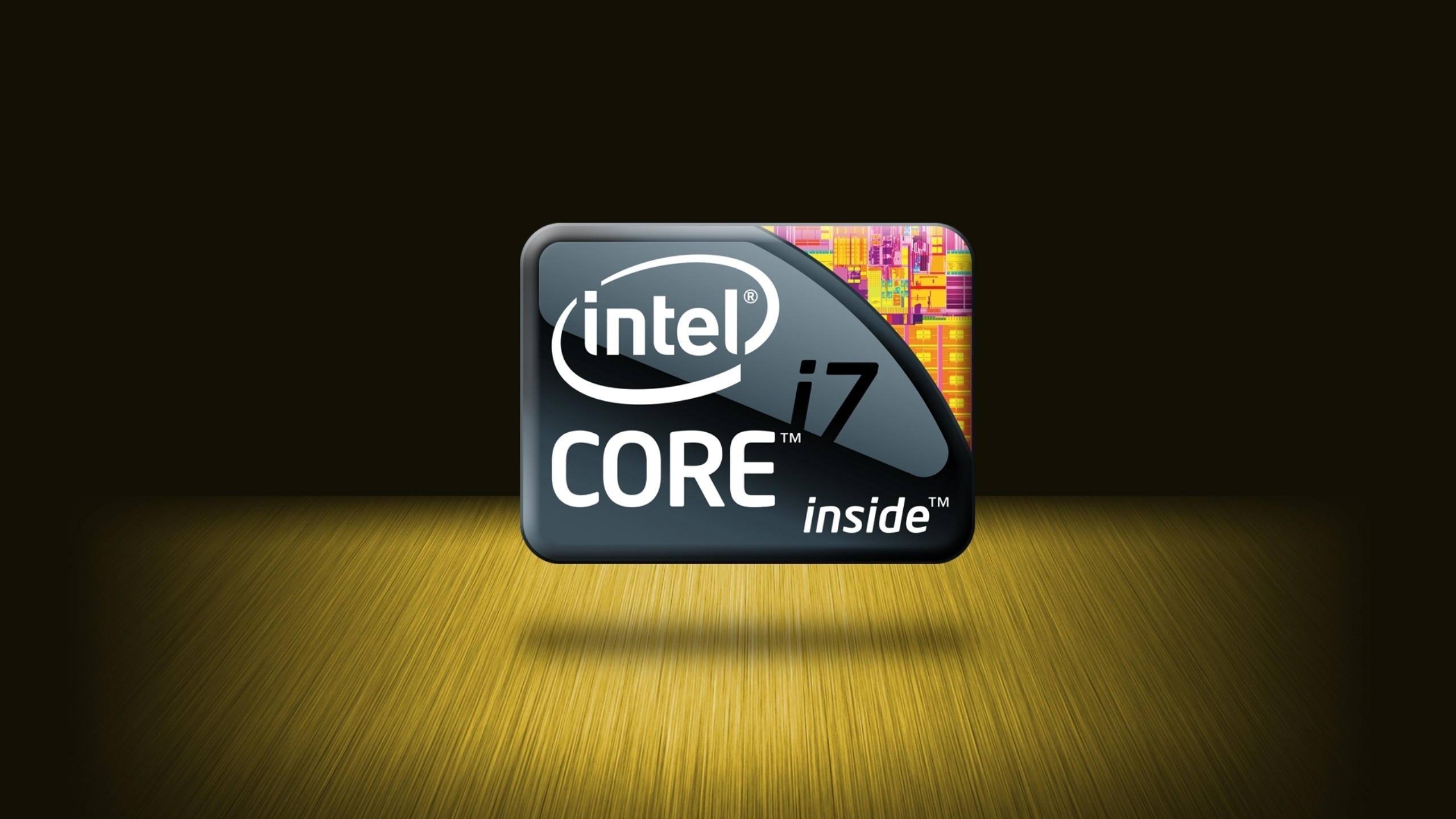2560x1440 Intel logos cpu wallpaper