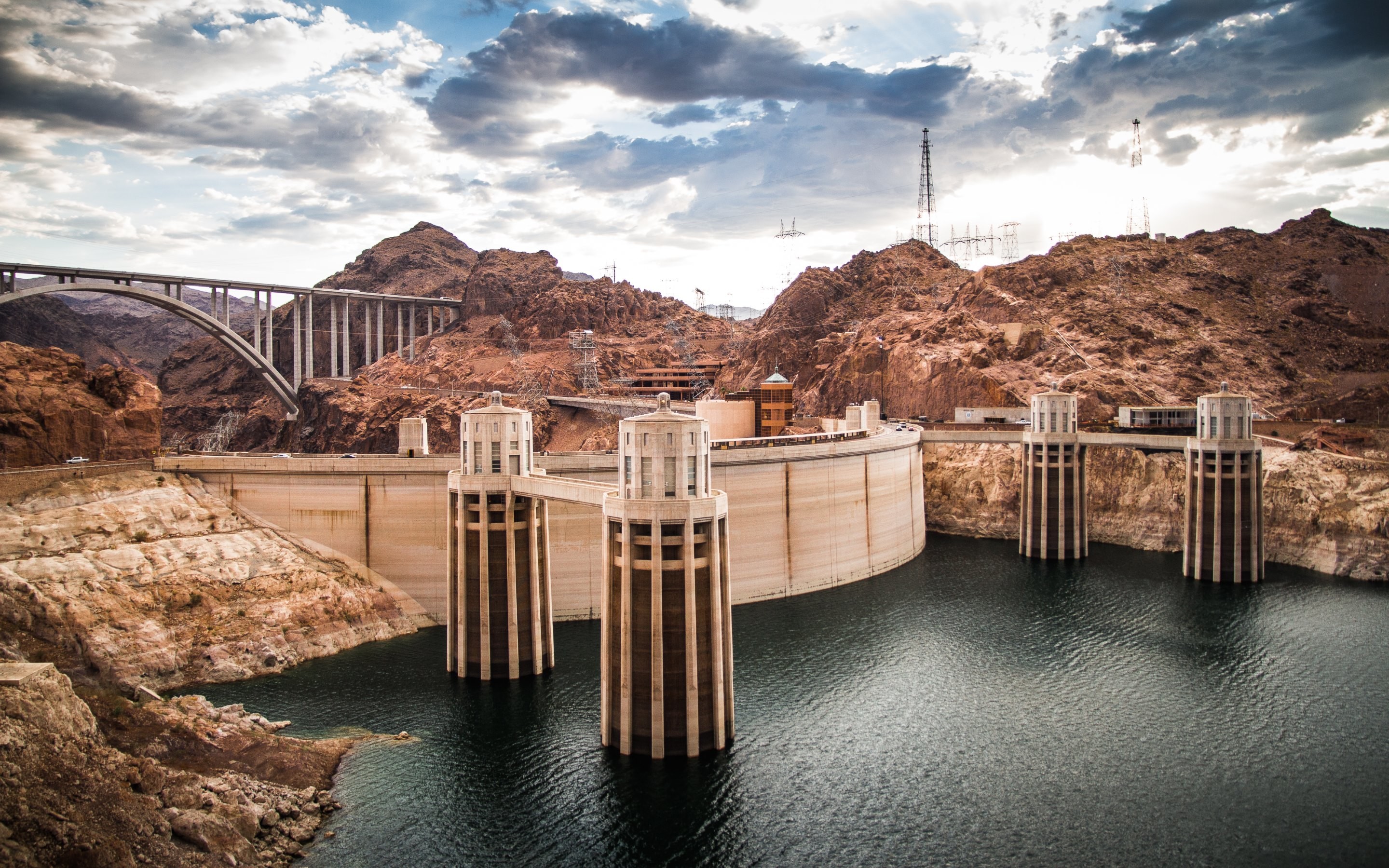 2880x1800 1366x768 Known places: Hoover Dam Bypass, desktop wallpaper nr. 38561