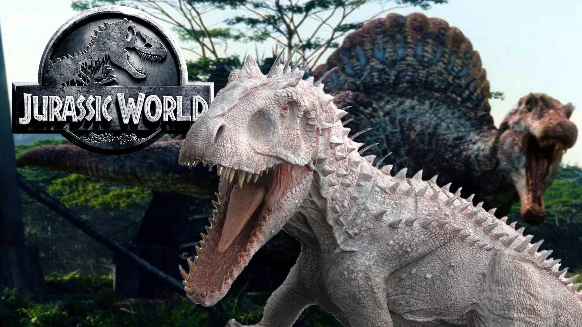 1920x1080 Spinosaurus vs Indominus Rex - Jurassic World Battle - Who would win in a  Fight? - YouTube