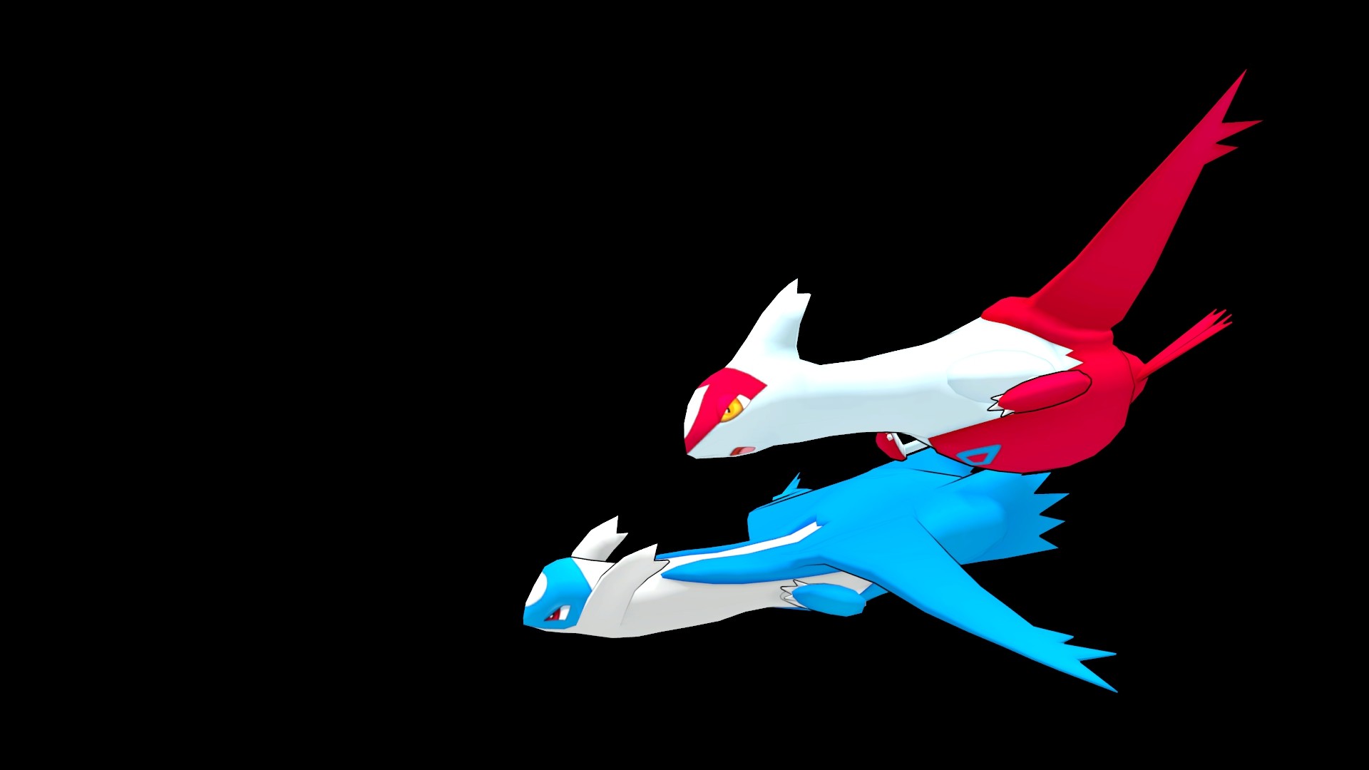 1920x1080 HD image of the Latios 3D Model available at ROEStudios.co.uk