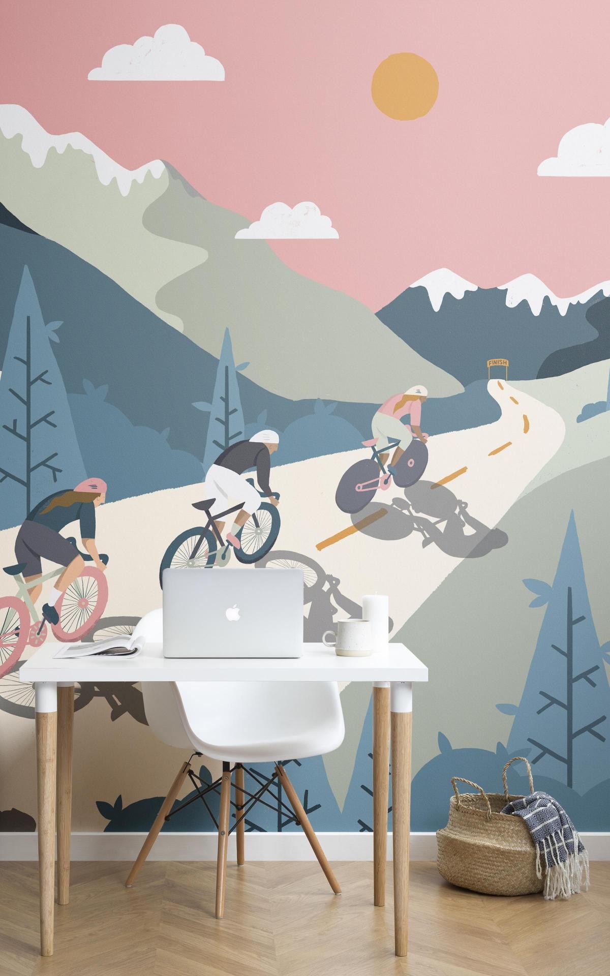 1200x1920 PROPERTY: Tour de France inspires home wallpaper murals