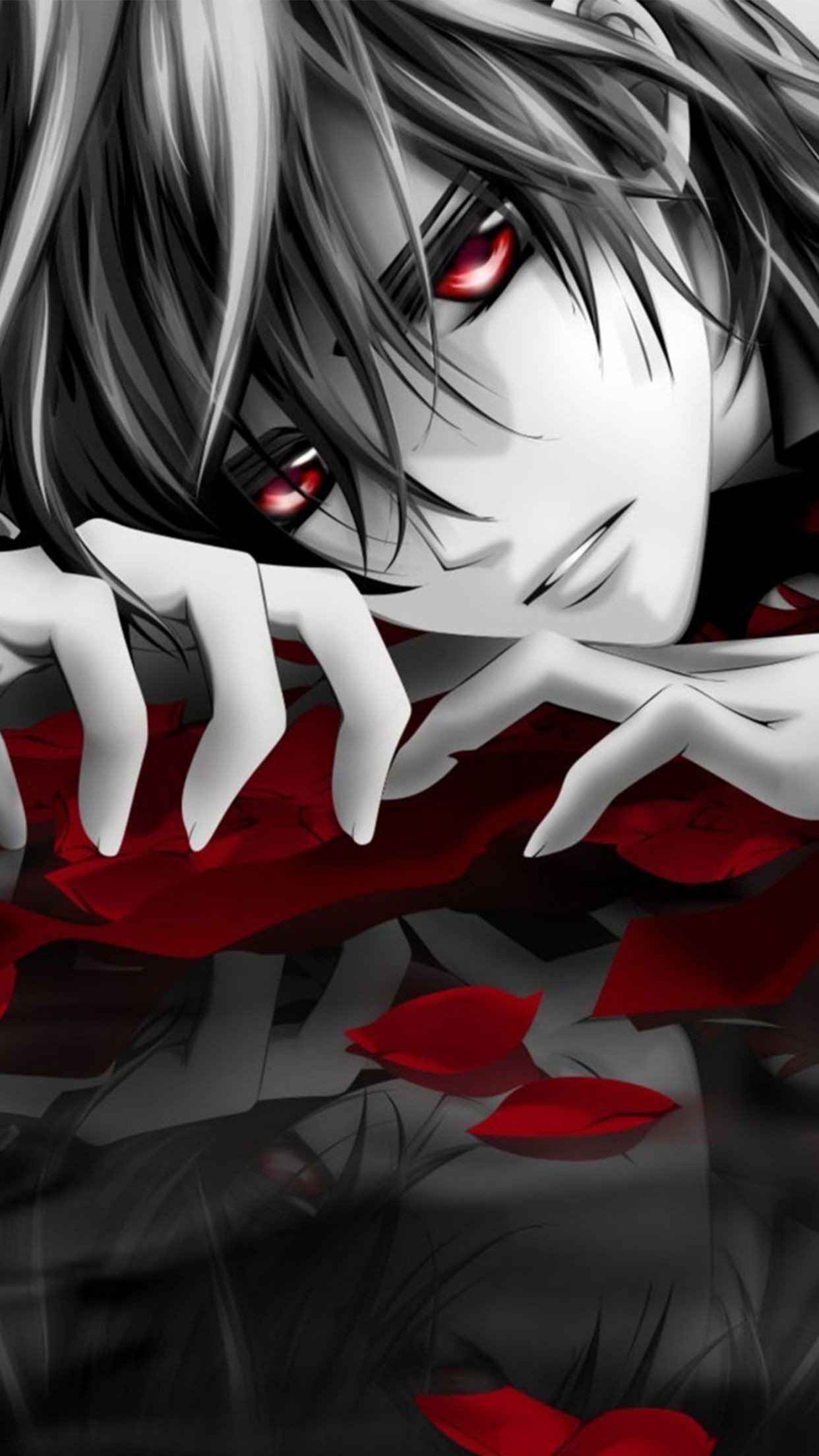 1242x2208 Kaname from Vampire Knight, seriously it's NOT ZERO nice pic though