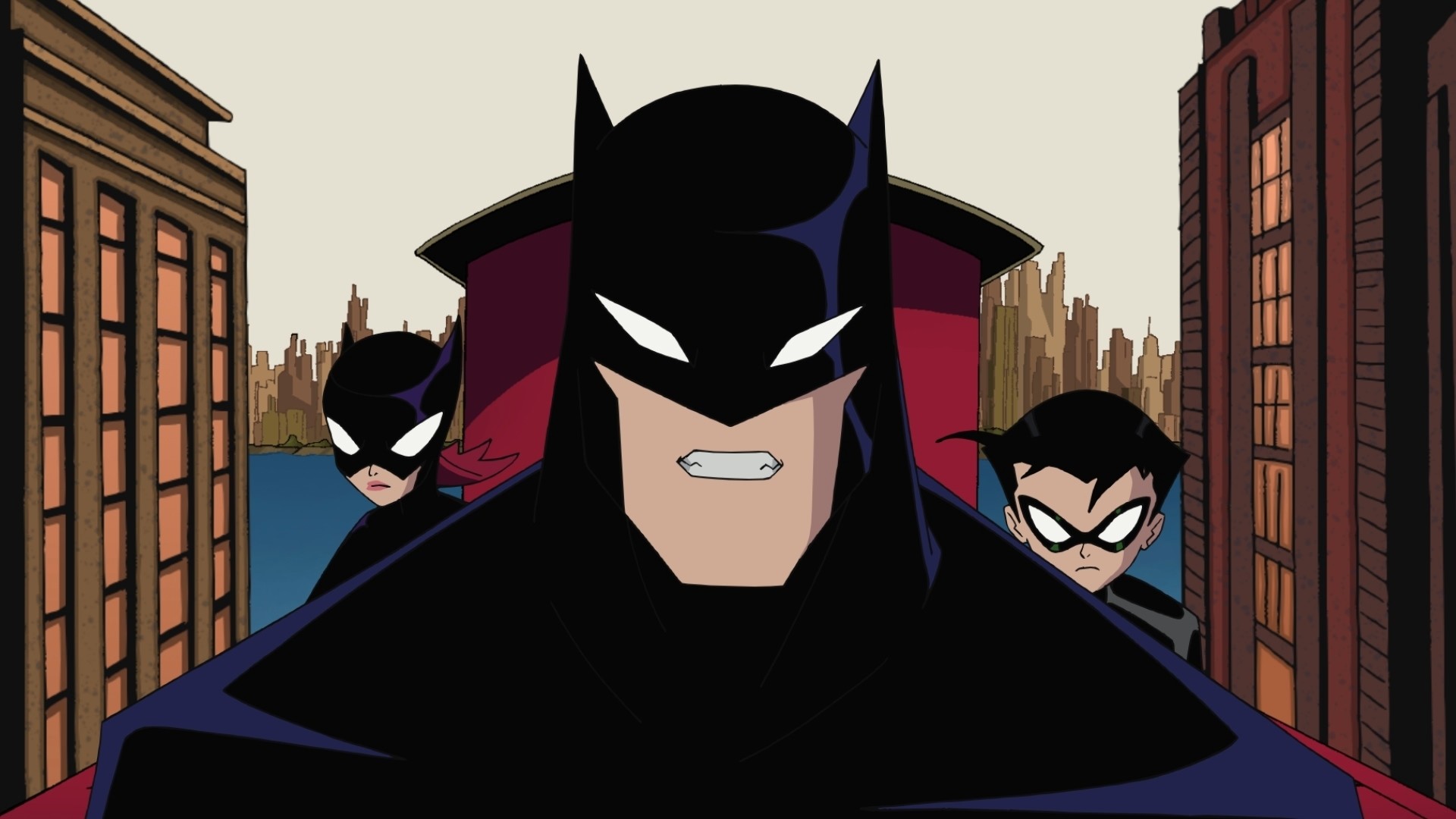 1920x1080 Batman w/ Batgirl & Robin
