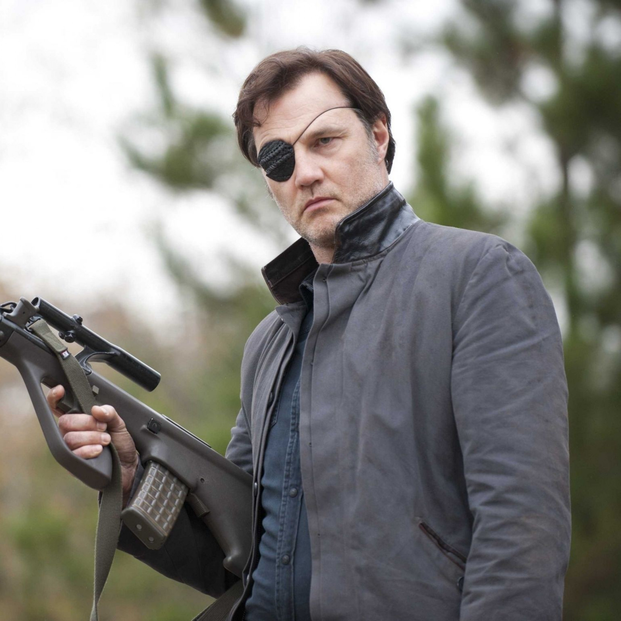 2048x2048  Wallpaper the walking dead, david morrissey, the governor